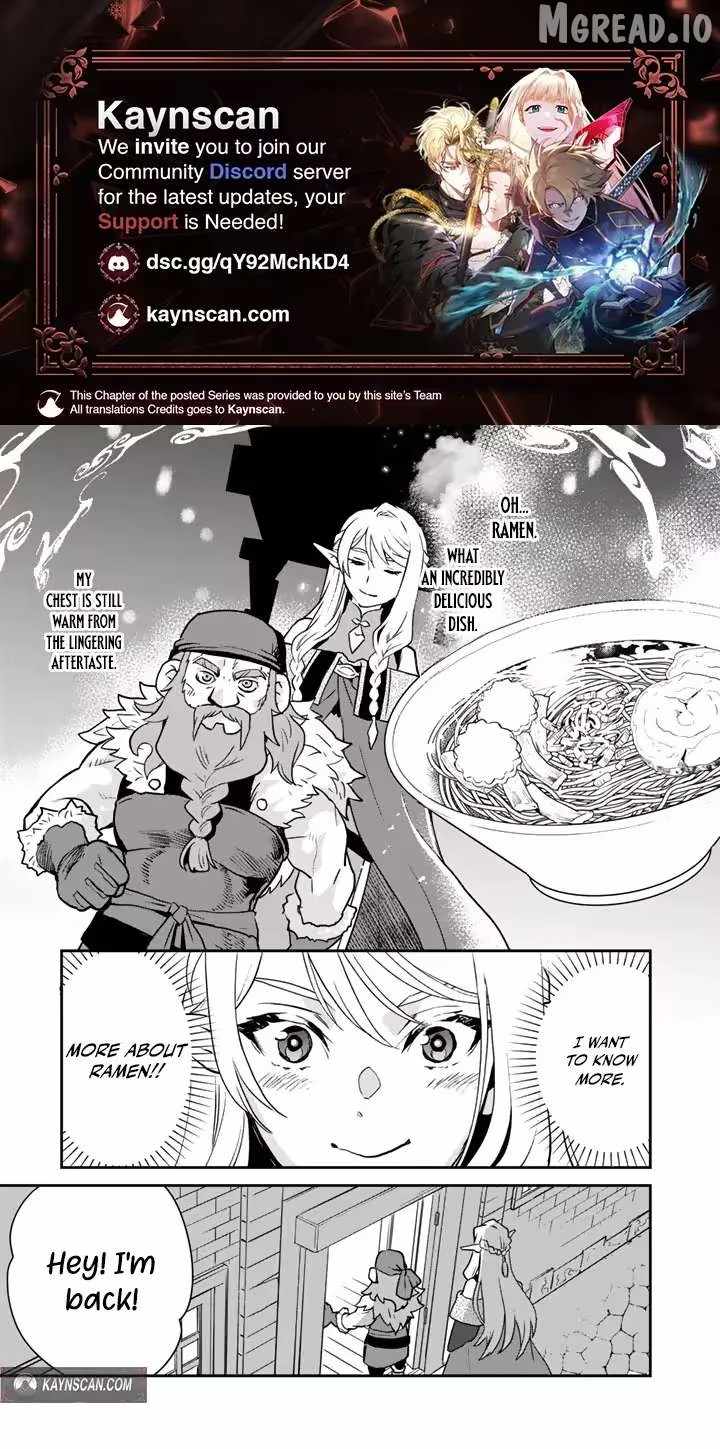 Isekai Ramen Yatai Elf no Shokutsuu wa Ramen ga Tabetai Ch.2 p1
