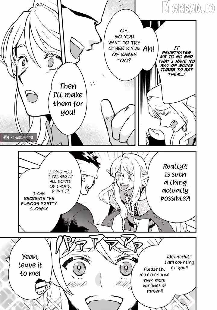 Isekai Ramen Yatai Elf no Shokutsuu wa Ramen ga Tabetai Ch.7 p15