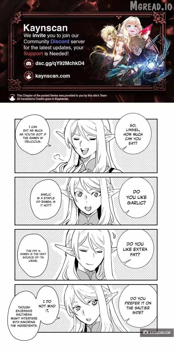 Isekai Ramen Yatai Elf no Shokutsuu wa Ramen ga Tabetai Ch.8 p1