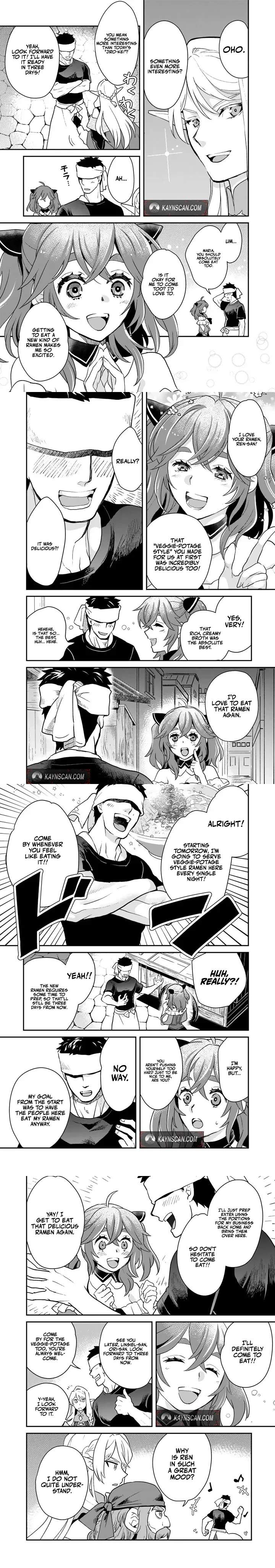 Isekai Ramen Yatai Elf no Shokutsuu wa Ramen ga Tabetai Ch.9 p3