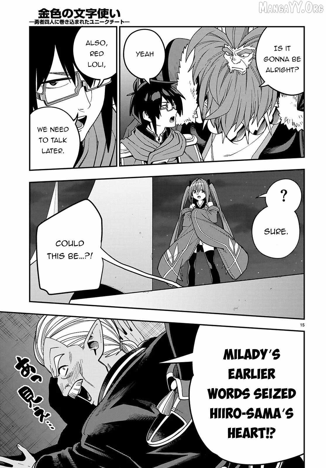Konjiki No Moji Tsukai - Yuusha Yonin Ni Makikomareta Unique Cheat Ch.127 p16