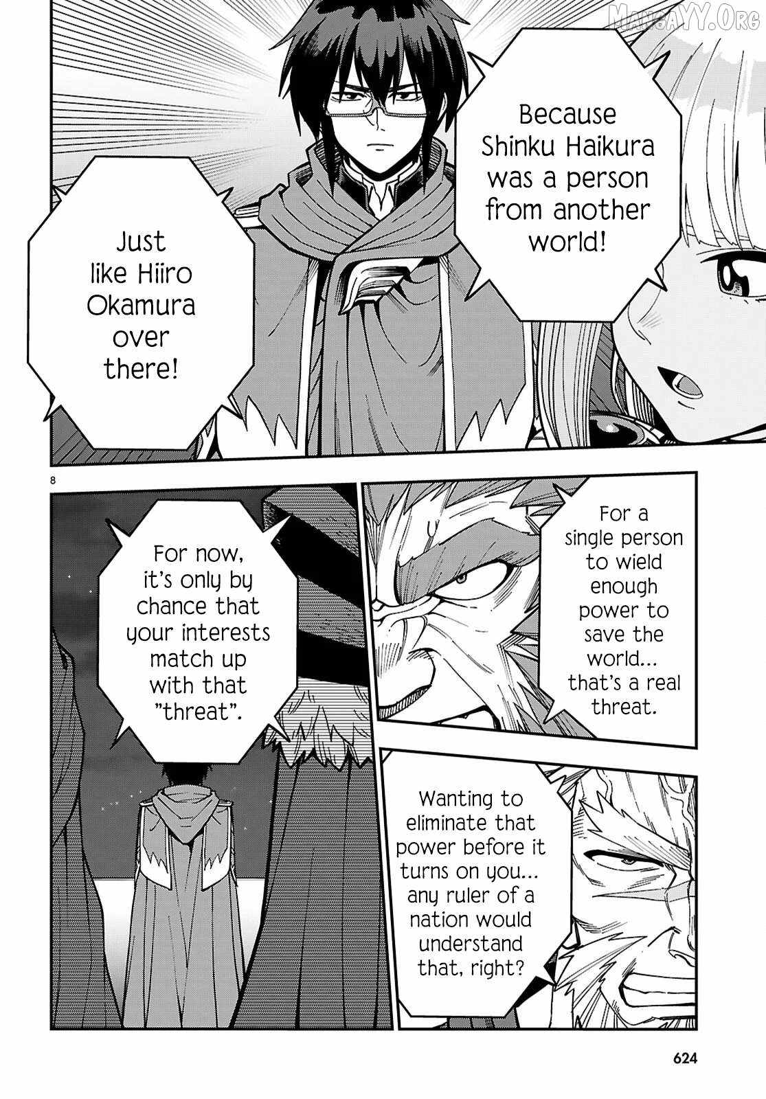 Konjiki No Moji Tsukai - Yuusha Yonin Ni Makikomareta Unique Cheat Ch.127 p9