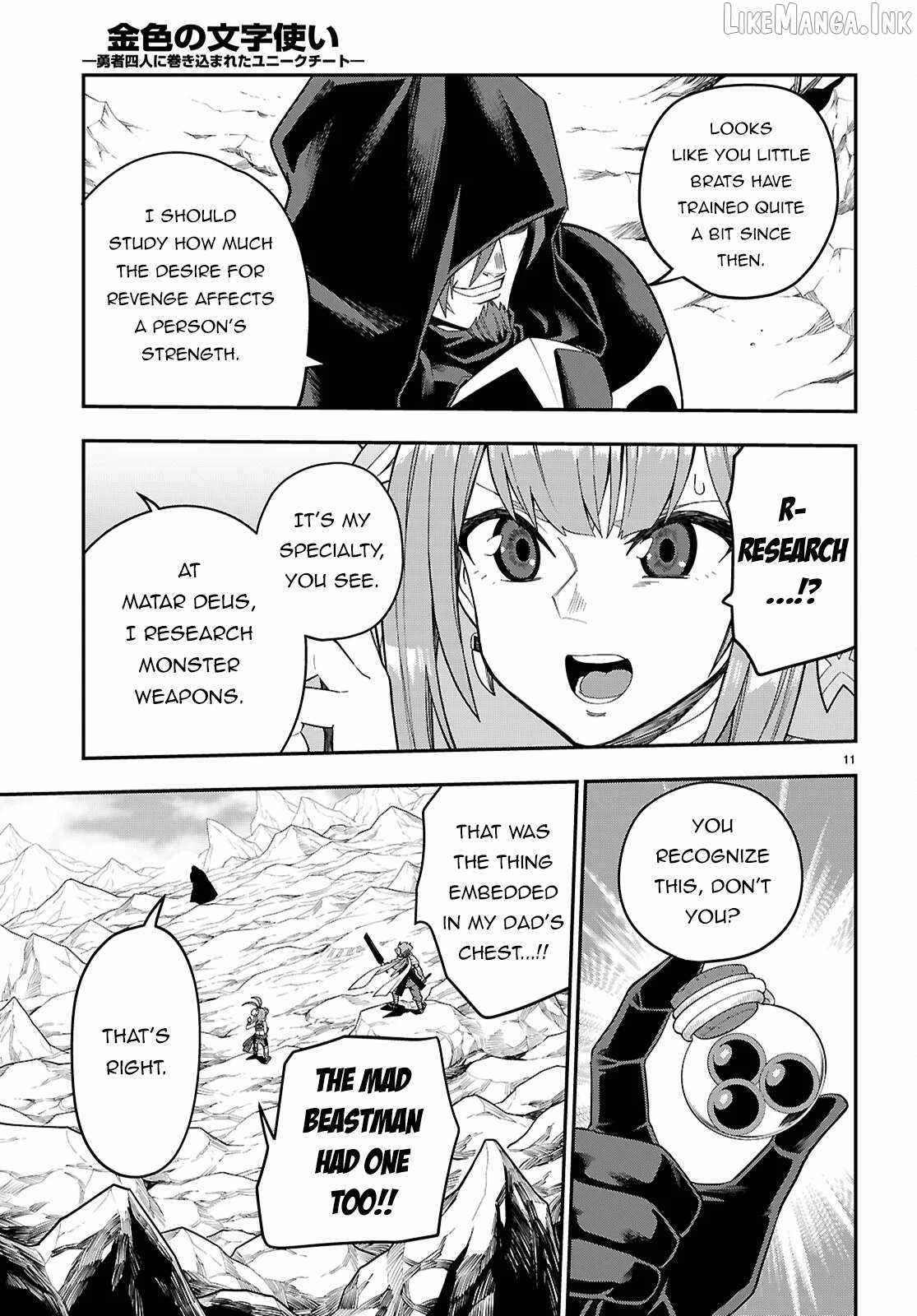 Konjiki No Moji Tsukai - Yuusha Yonin Ni Makikomareta Unique Cheat Ch.132 p12