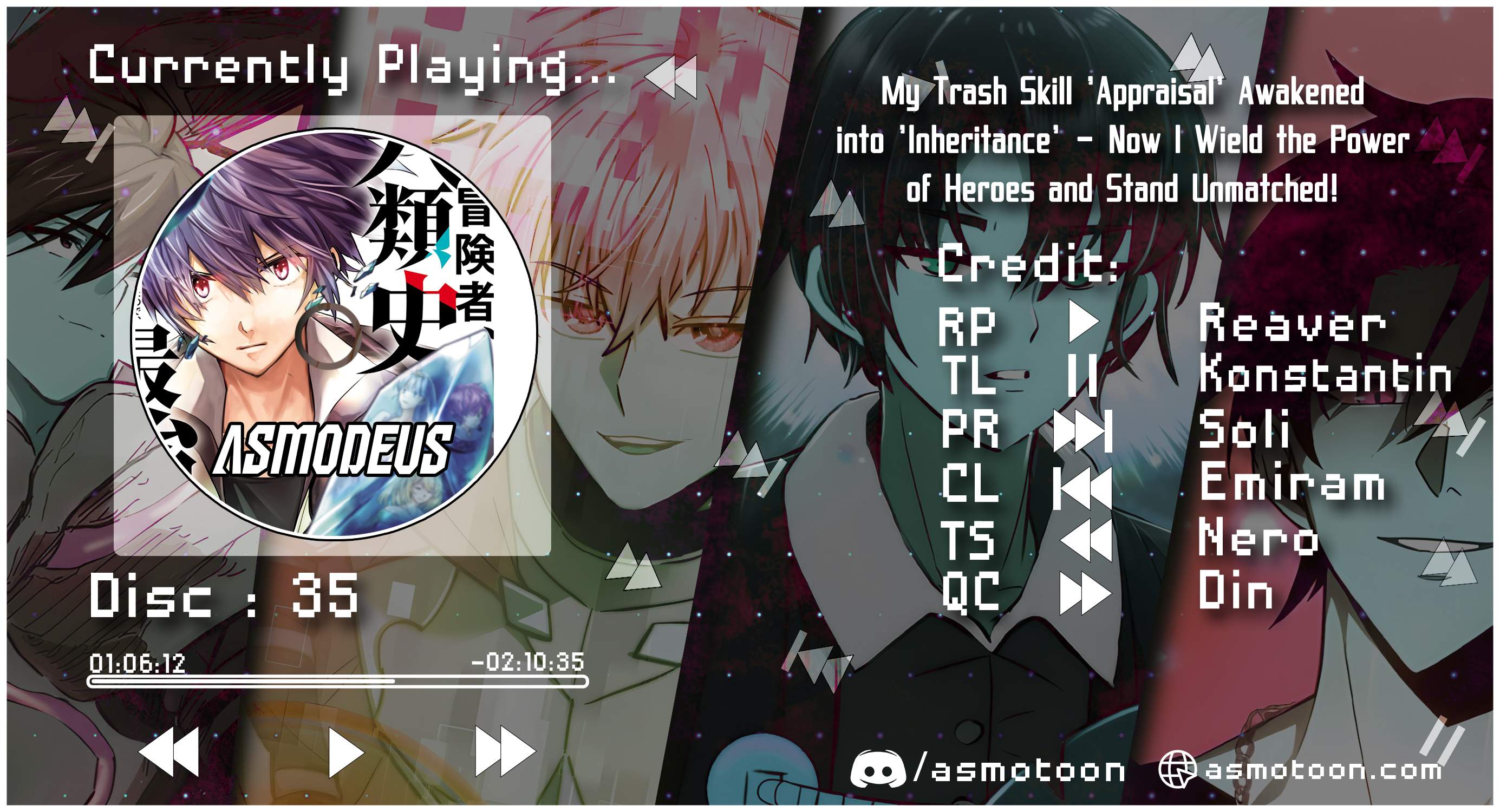My Trash Skill 'Appraisal' Awakened into 'Inheritance' — Now I Wield the Power of Heroes and Stand Unmatched! Ch.35 p1