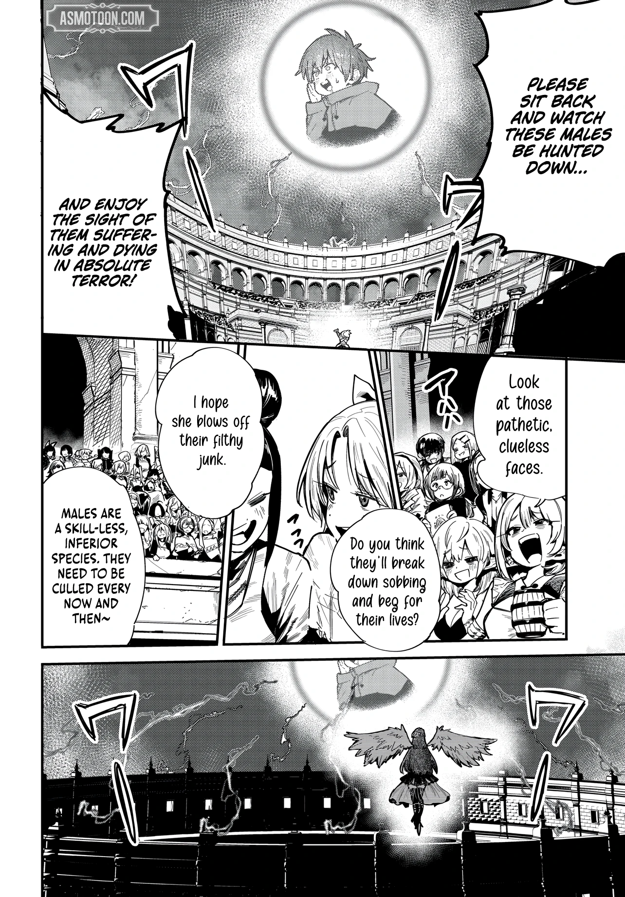 The Gladiator Known As the Weakest Is Unrivaled With His Game Knowledge: Rising Up in the Colosseum of a Female-Dominated World Ch.1 p32