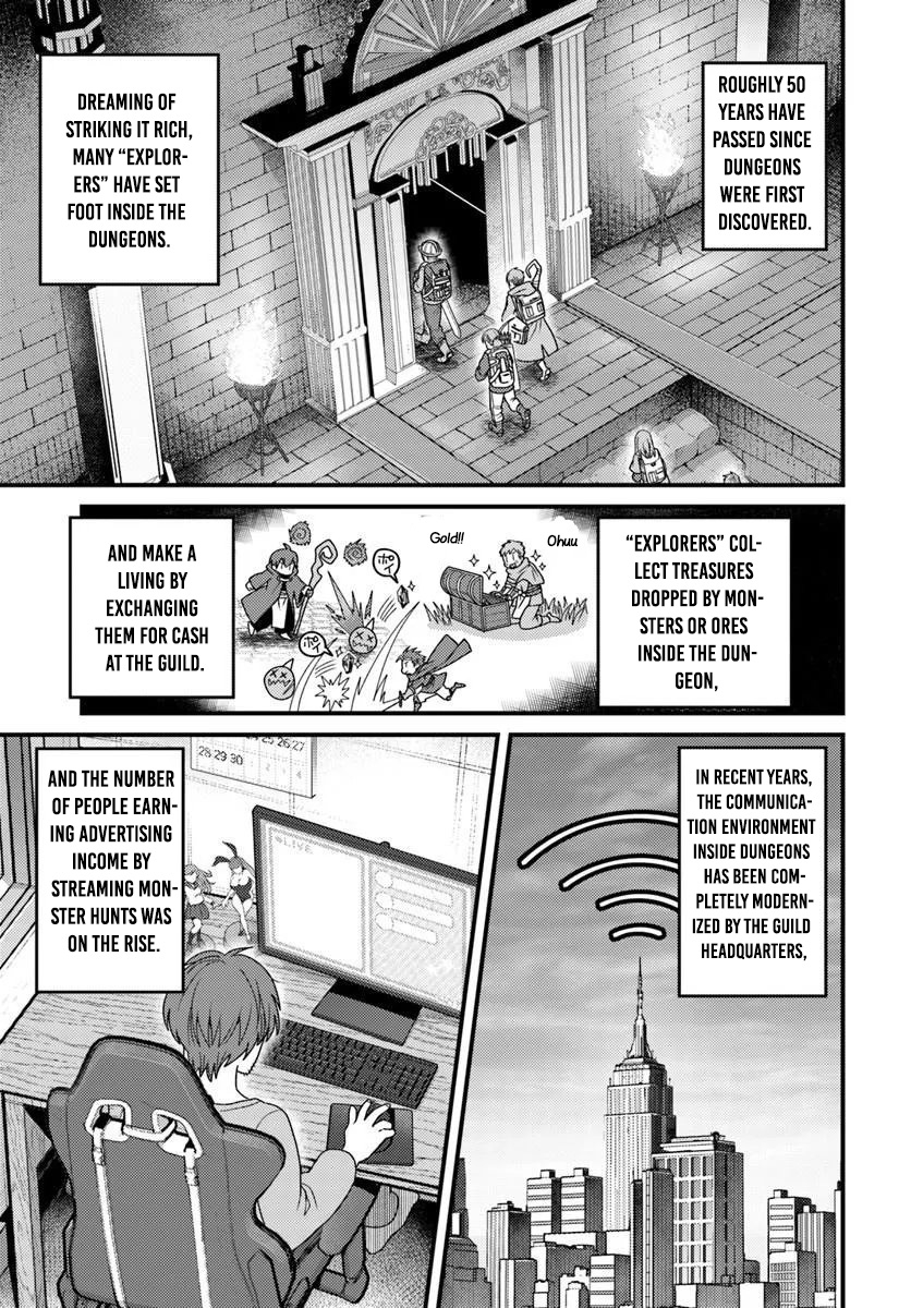 The Ex-Salaryman Monk’s Dungeon Funeral Livestream Ch.1 p7