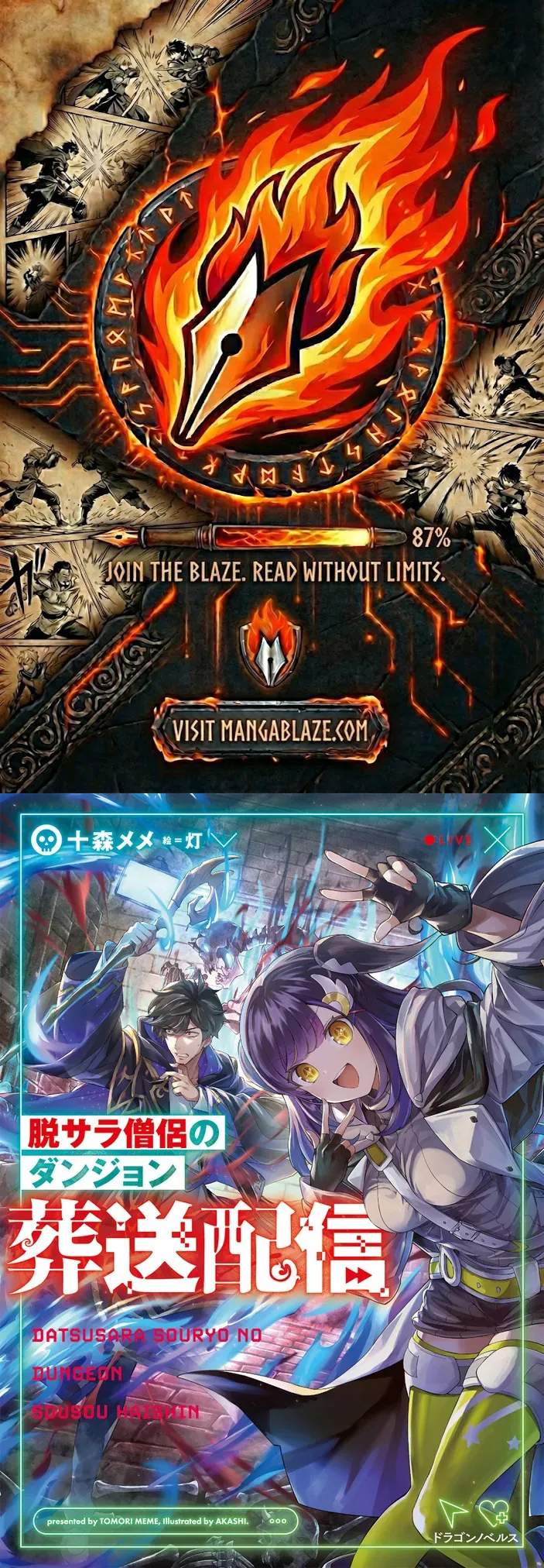The Ex-Salaryman Monk’s Dungeon Funeral Livestream Ch.4-2 p1