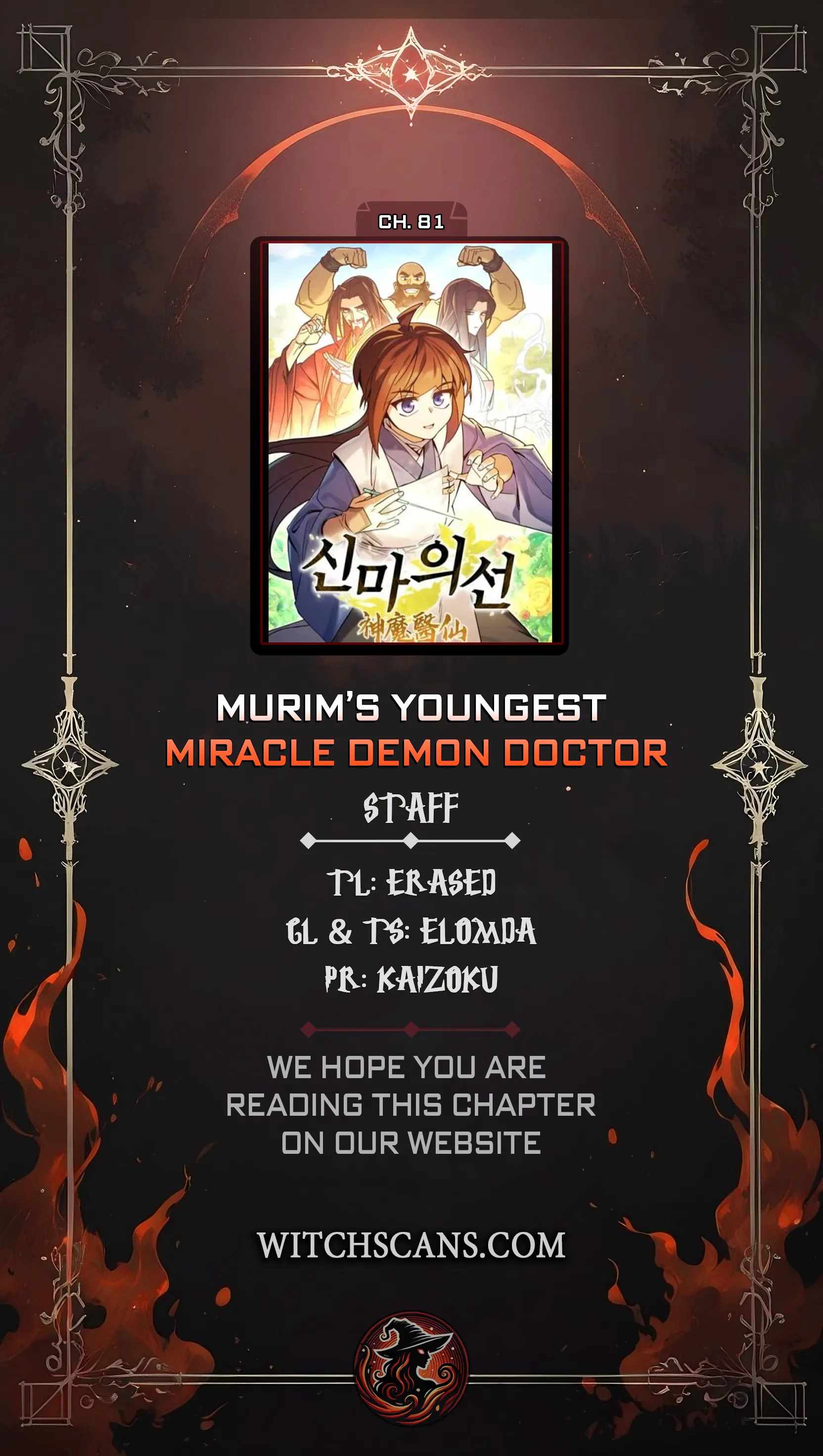 Murim's Youngest Miracle Demon Doctor Ch.81 p1