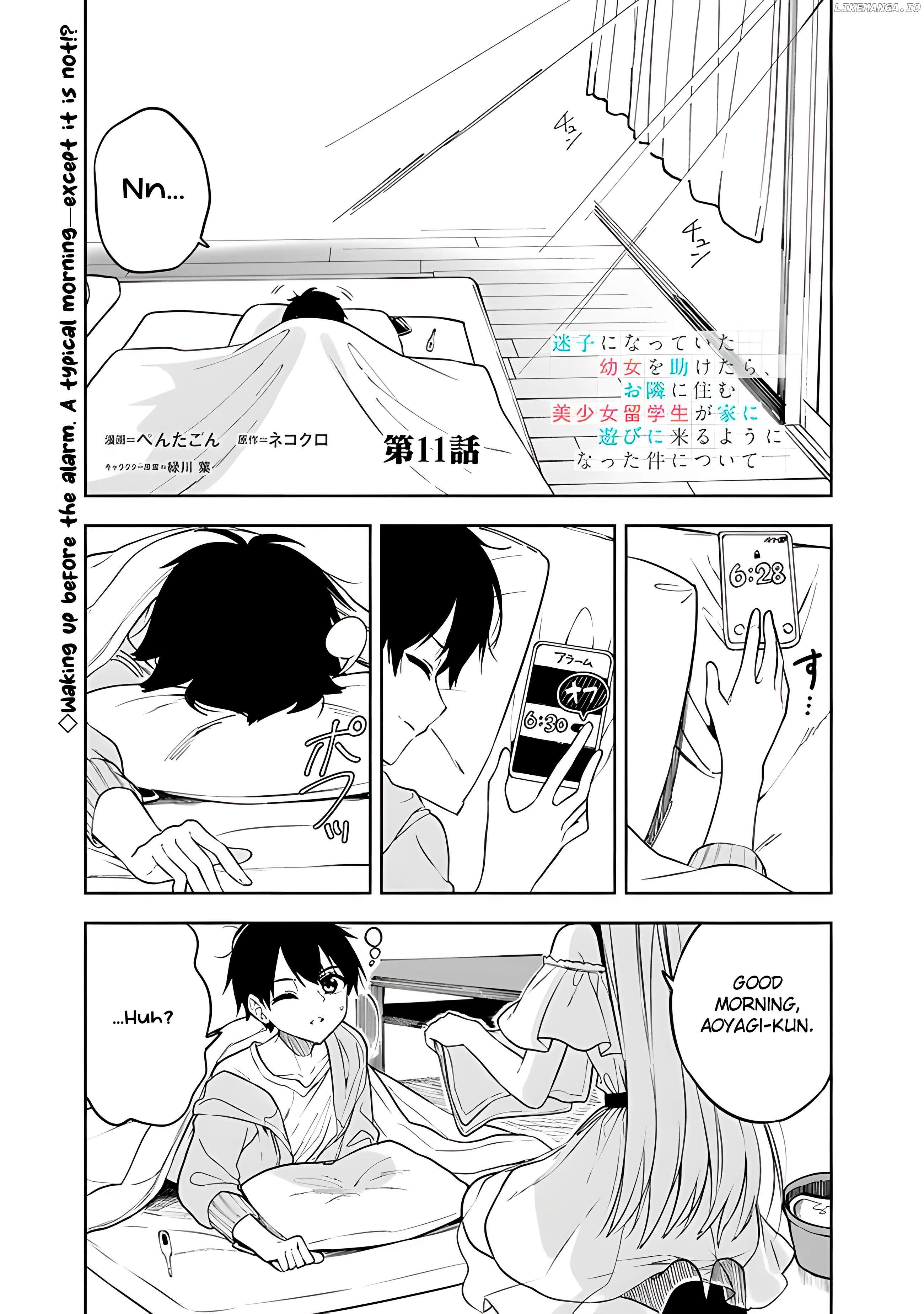 Maigo ni Natteita Youjo wo Tasuketara, Otonari ni Sumu Bishoujo Ryuugakusei ga Ie ni Asobi ni Kuru you ni Natta Ken ni Tsuite Ch.11 p2
