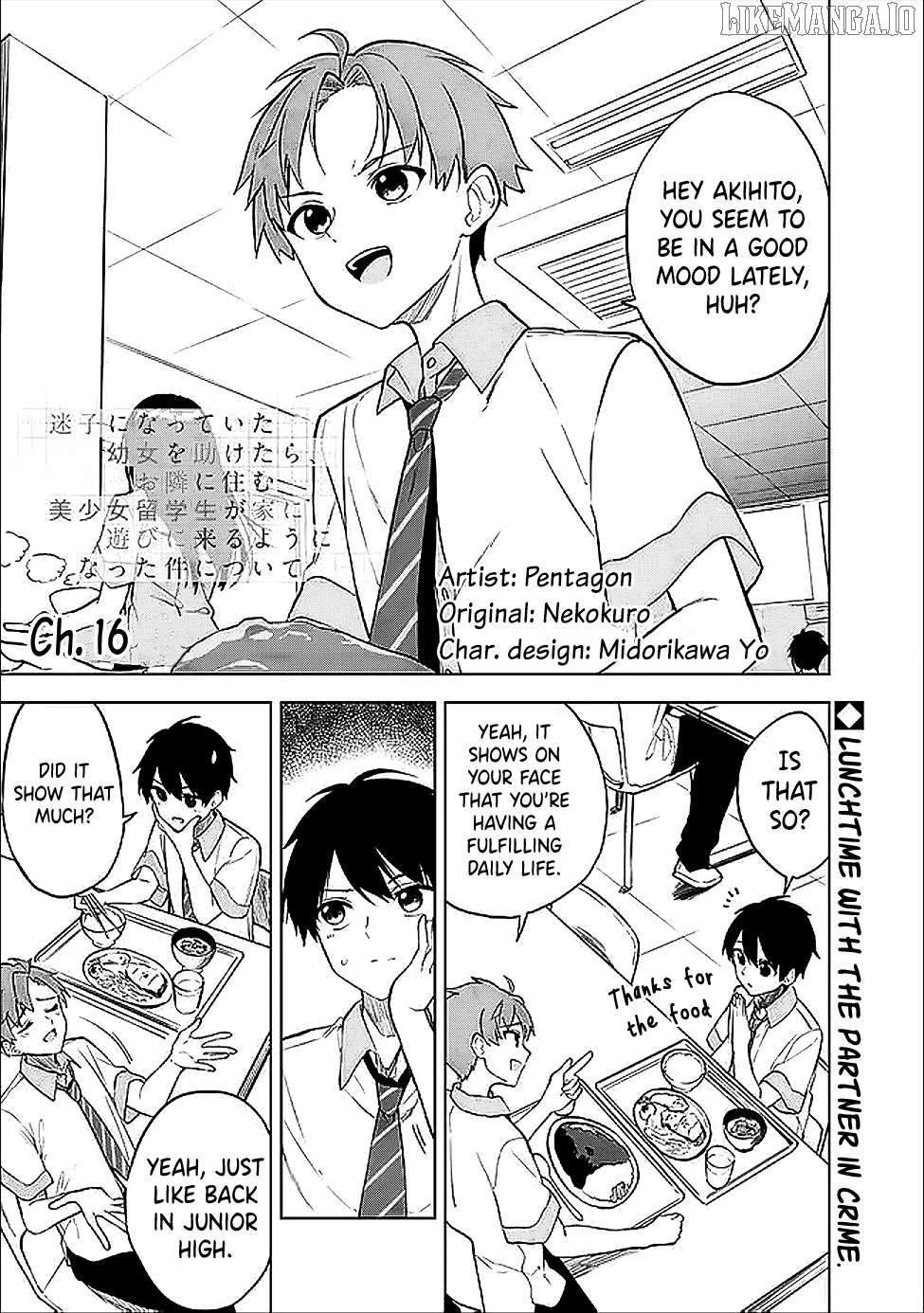Maigo ni Natteita Youjo wo Tasuketara, Otonari ni Sumu Bishoujo Ryuugakusei ga Ie ni Asobi ni Kuru you ni Natta Ken ni Tsuite Ch.16 p2
