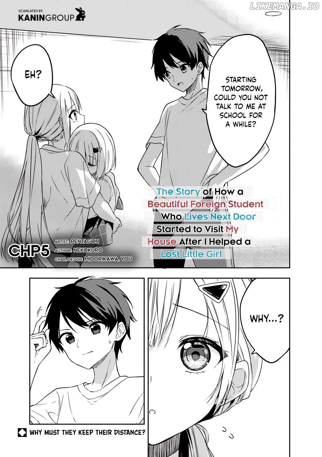 Maigo ni Natteita Youjo wo Tasuketara, Otonari ni Sumu Bishoujo Ryuugakusei ga Ie ni Asobi ni Kuru you ni Natta Ken ni Tsuite Ch.5 p3