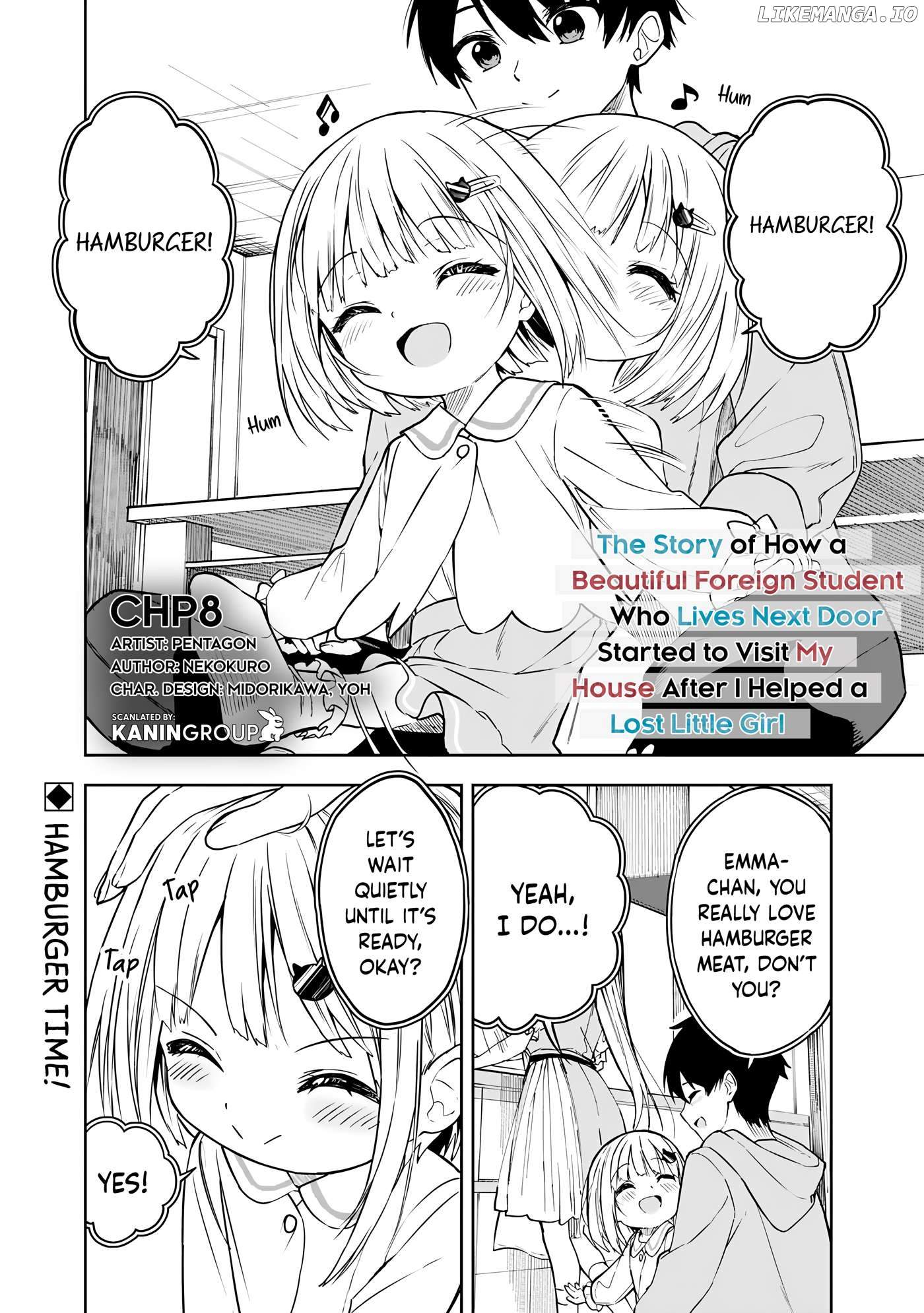 Maigo ni Natteita Youjo wo Tasuketara, Otonari ni Sumu Bishoujo Ryuugakusei ga Ie ni Asobi ni Kuru you ni Natta Ken ni Tsuite Ch.8 p3