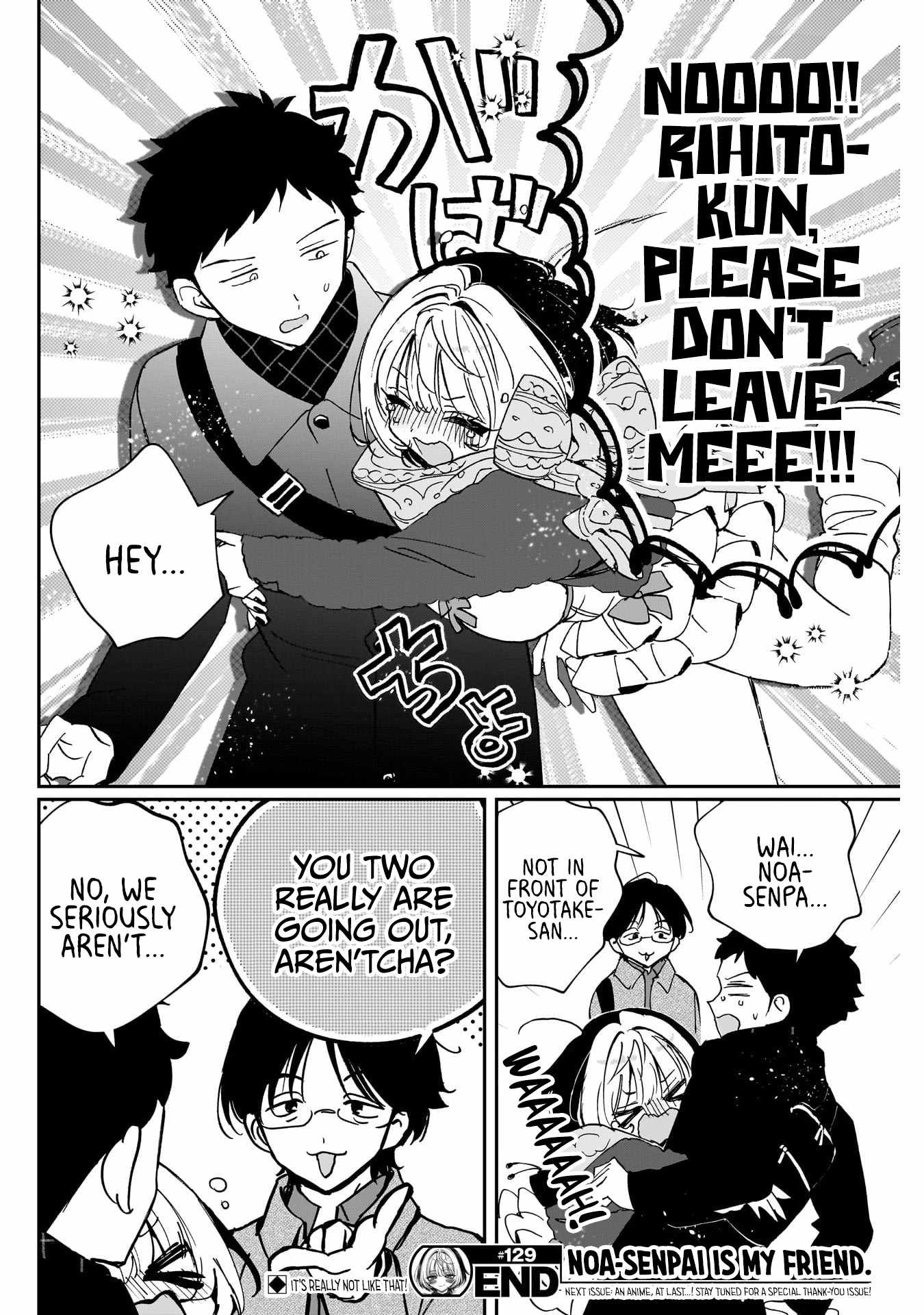 Noa-senpai wa Tomodachi. Ch.129 p18