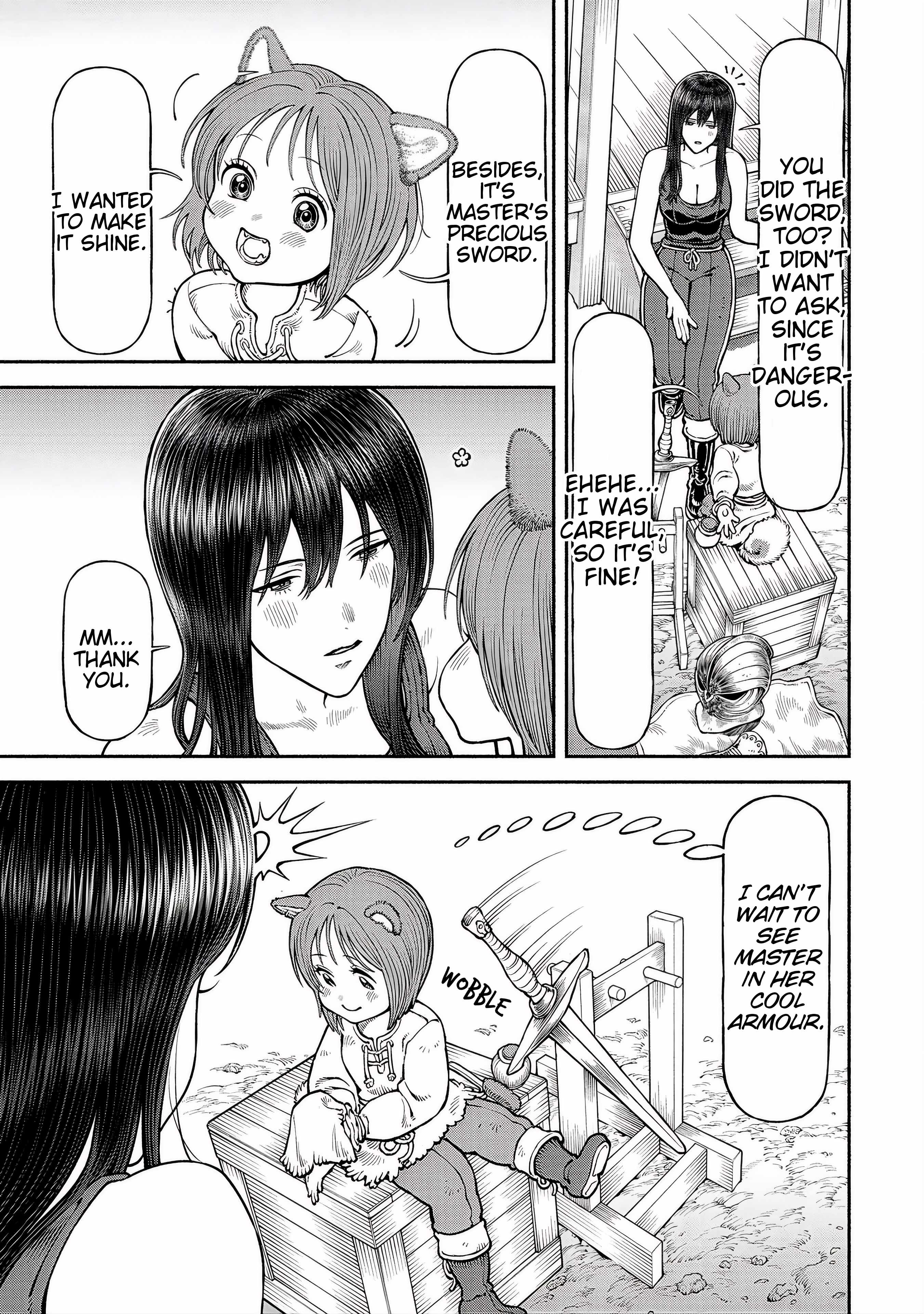 The tales of the female knight and the boy with the furry ears Ch.60 p3