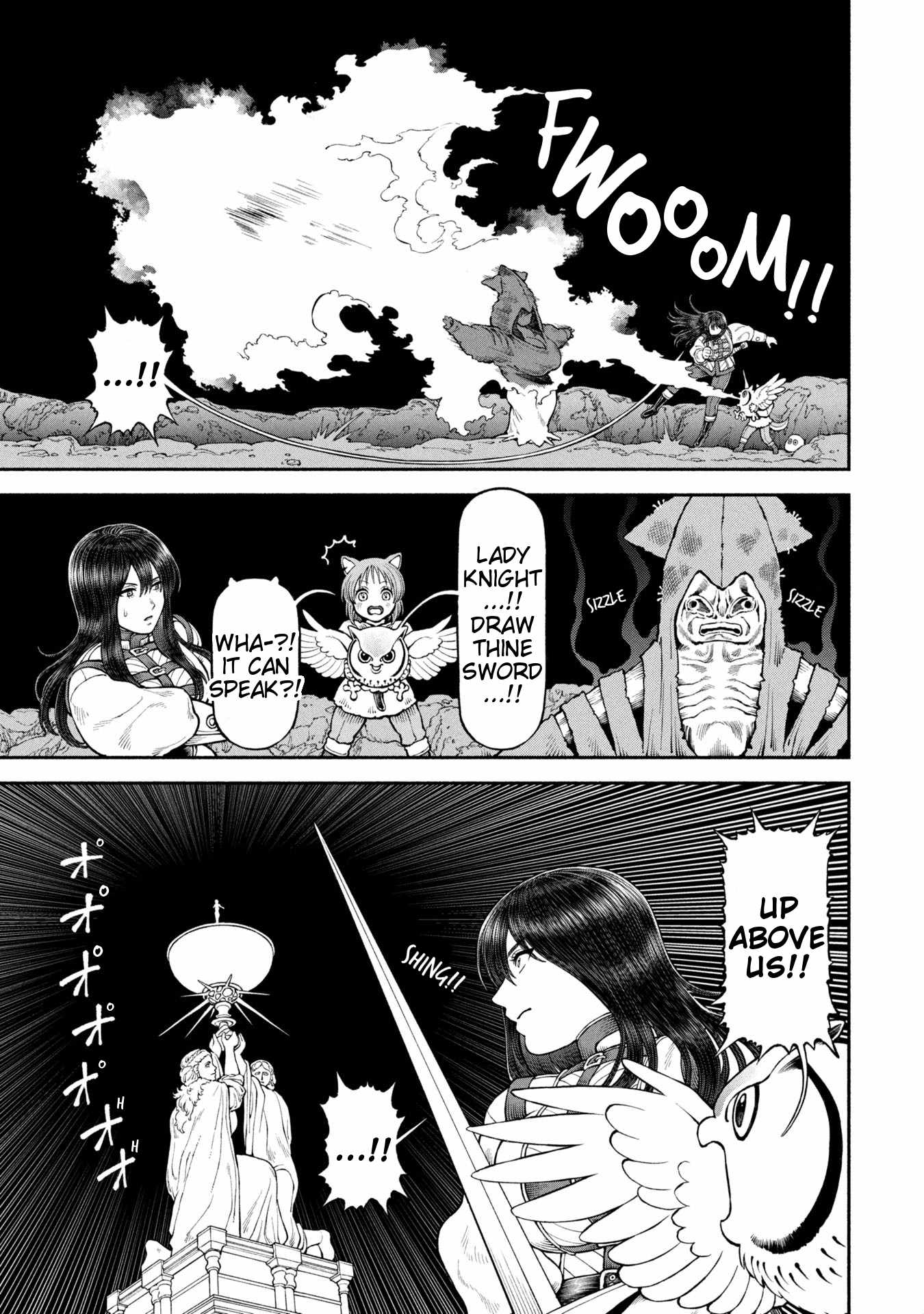 The tales of the female knight and the boy with the furry ears Ch.66 p3