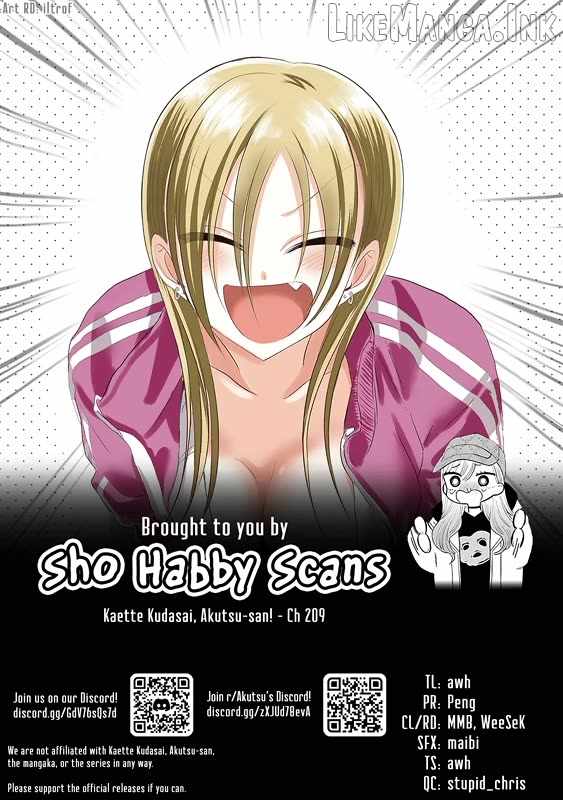 Please Go Home, Akutsu-San! Ch.209 p9