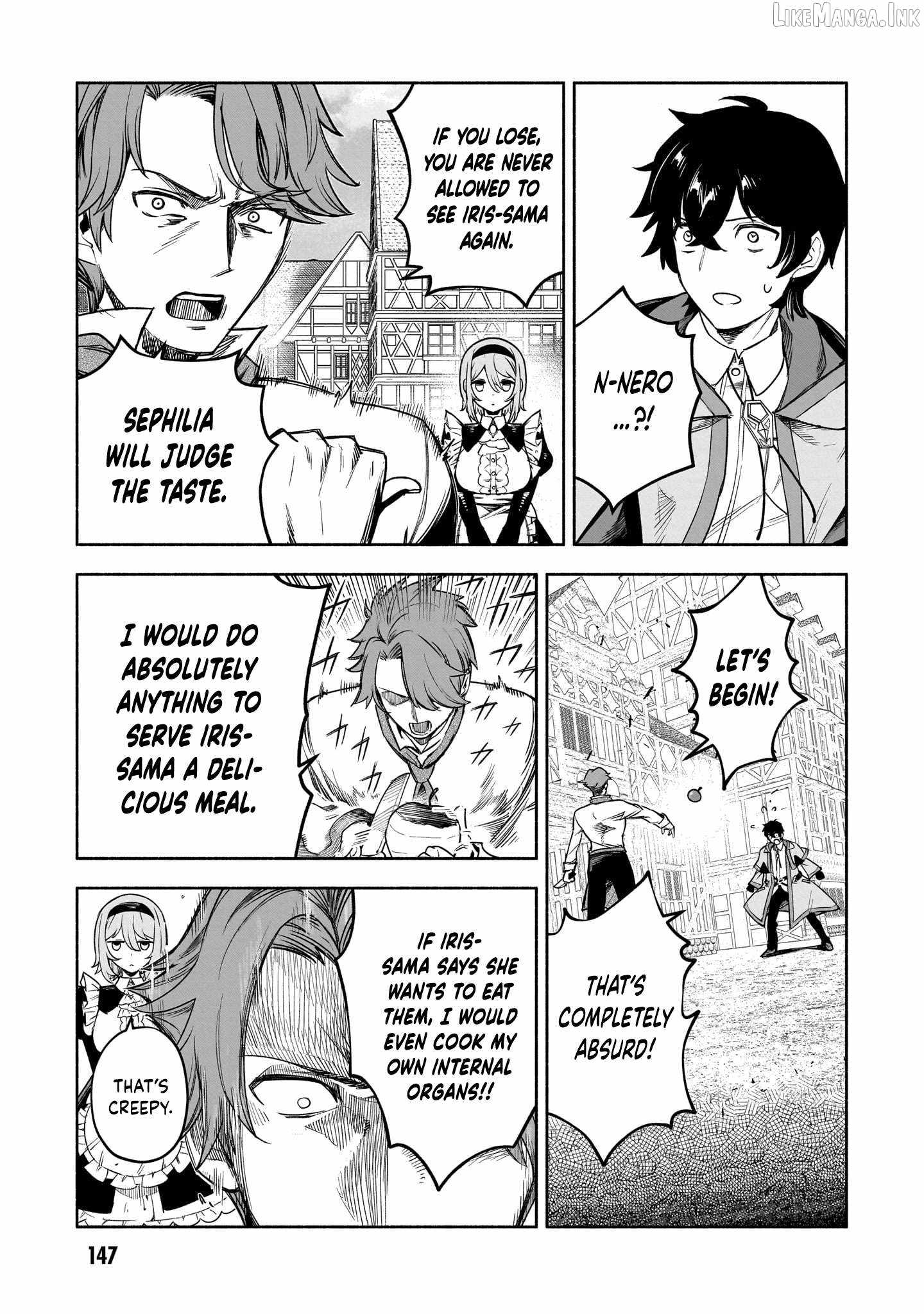 The Assistant mage parts ways with his power abusive alchemist childhood friend and his being told to have “low chance of gathering materials’, and wants to start a slow life at a town in the remote region Ch.29 p12