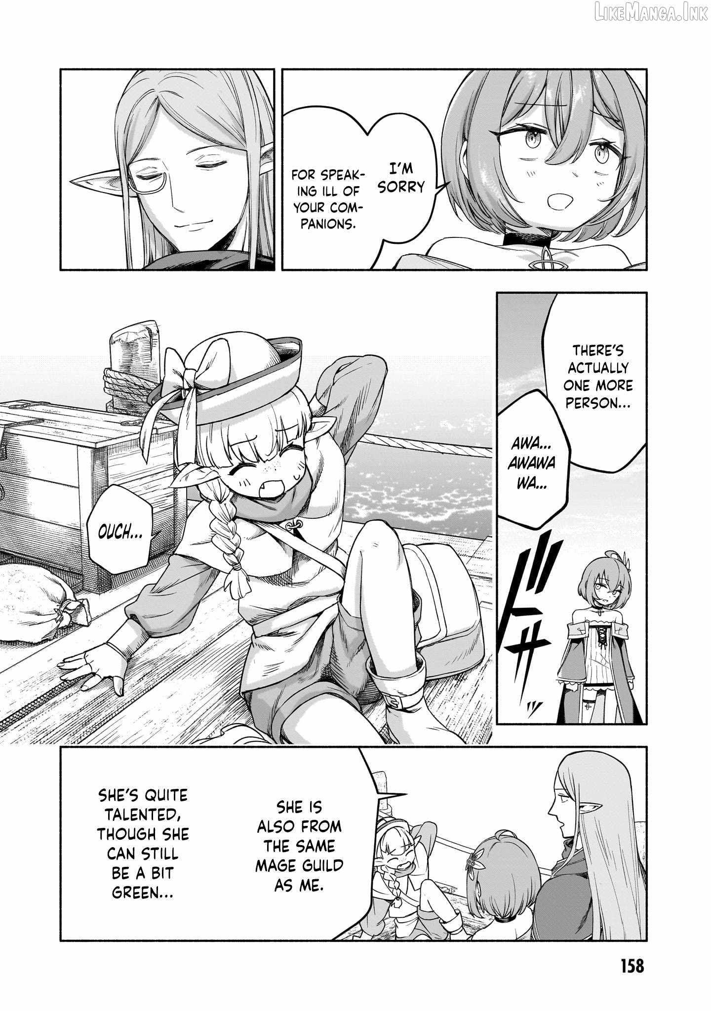 The Assistant mage parts ways with his power abusive alchemist childhood friend and his being told to have “low chance of gathering materials’, and wants to start a slow life at a town in the remote region Ch.29 p23