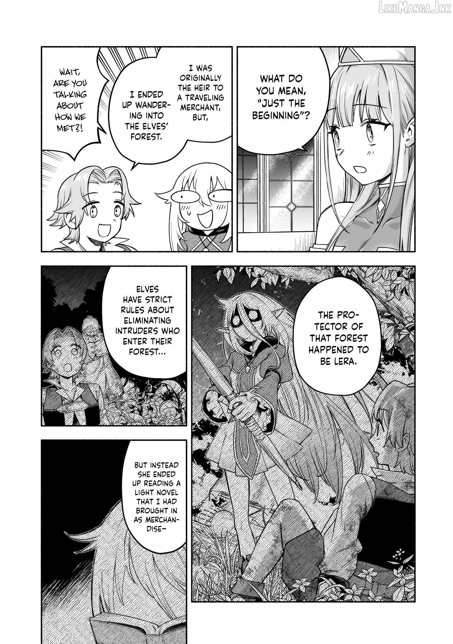 The Assistant mage parts ways with his power abusive alchemist childhood friend and his being told to have “low chance of gathering materials’, and wants to start a slow life at a town in the remote region Ch.29 p8