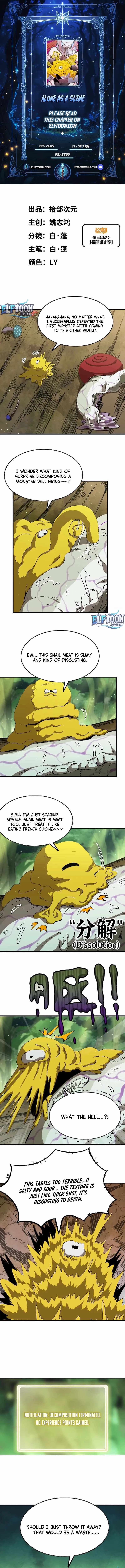 Alone as a Slime Ch.4 p1