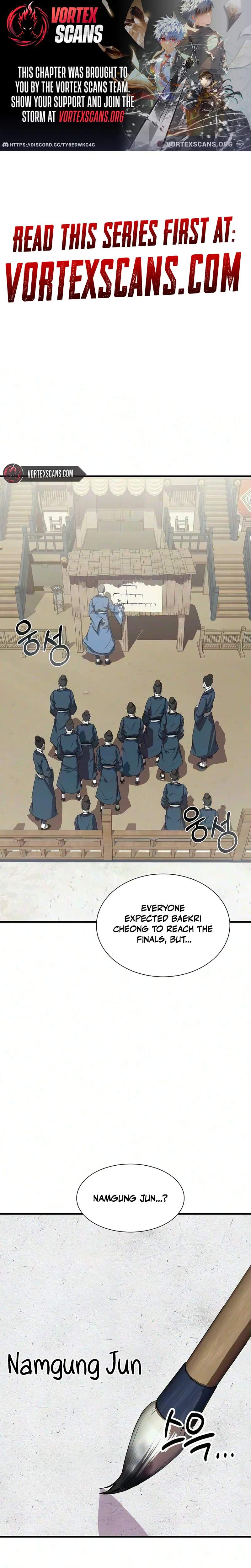 The Sword Emperor’s Path to Namgung Ch.8 p1