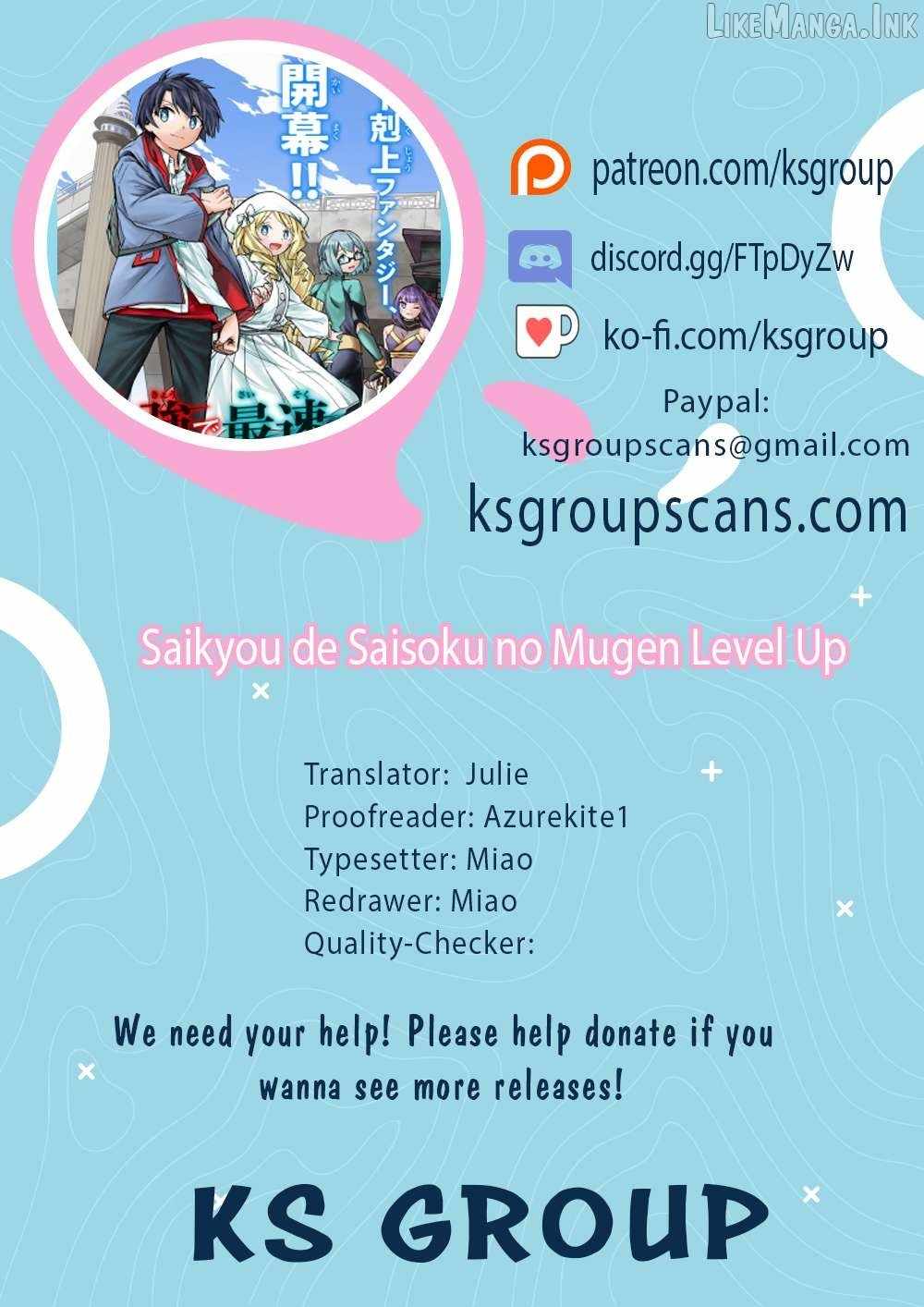 Saikyou de Saisoku no Mugen Level Up Ch.88 p1