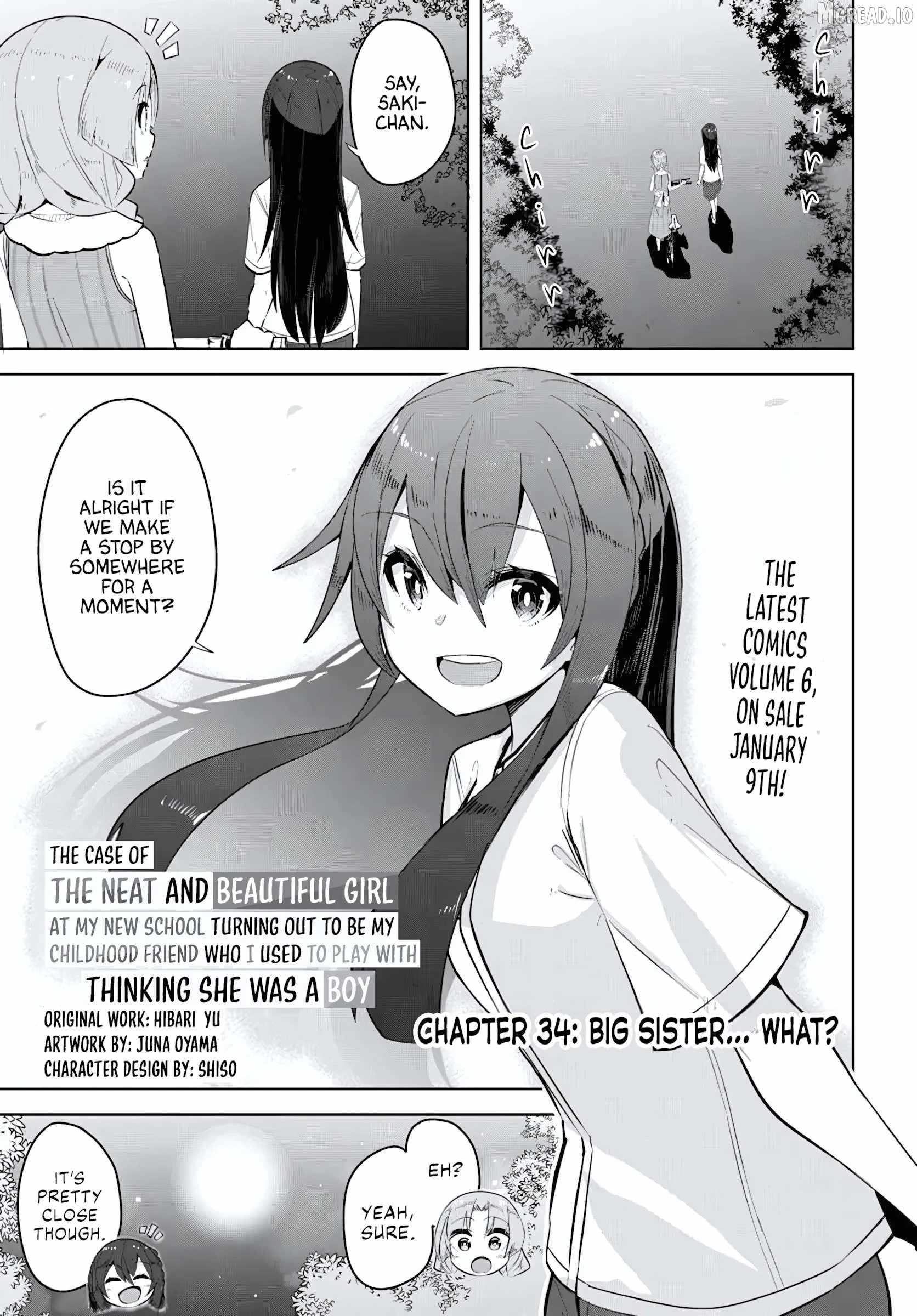 Tenkosaki: The Neat and Pretty Girl at My New School Is a Childhood Friend of Mine Who I Thought Was a Bo Ch.34 p1