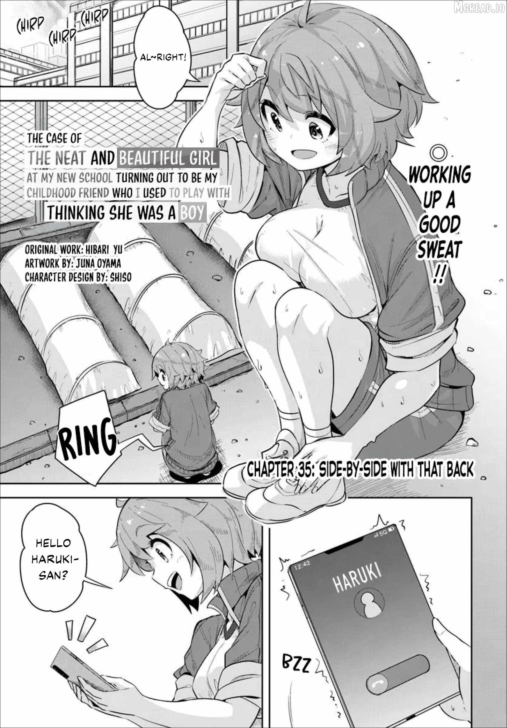 Tenkosaki: The Neat and Pretty Girl at My New School Is a Childhood Friend of Mine Who I Thought Was a Bo Ch.35 p1