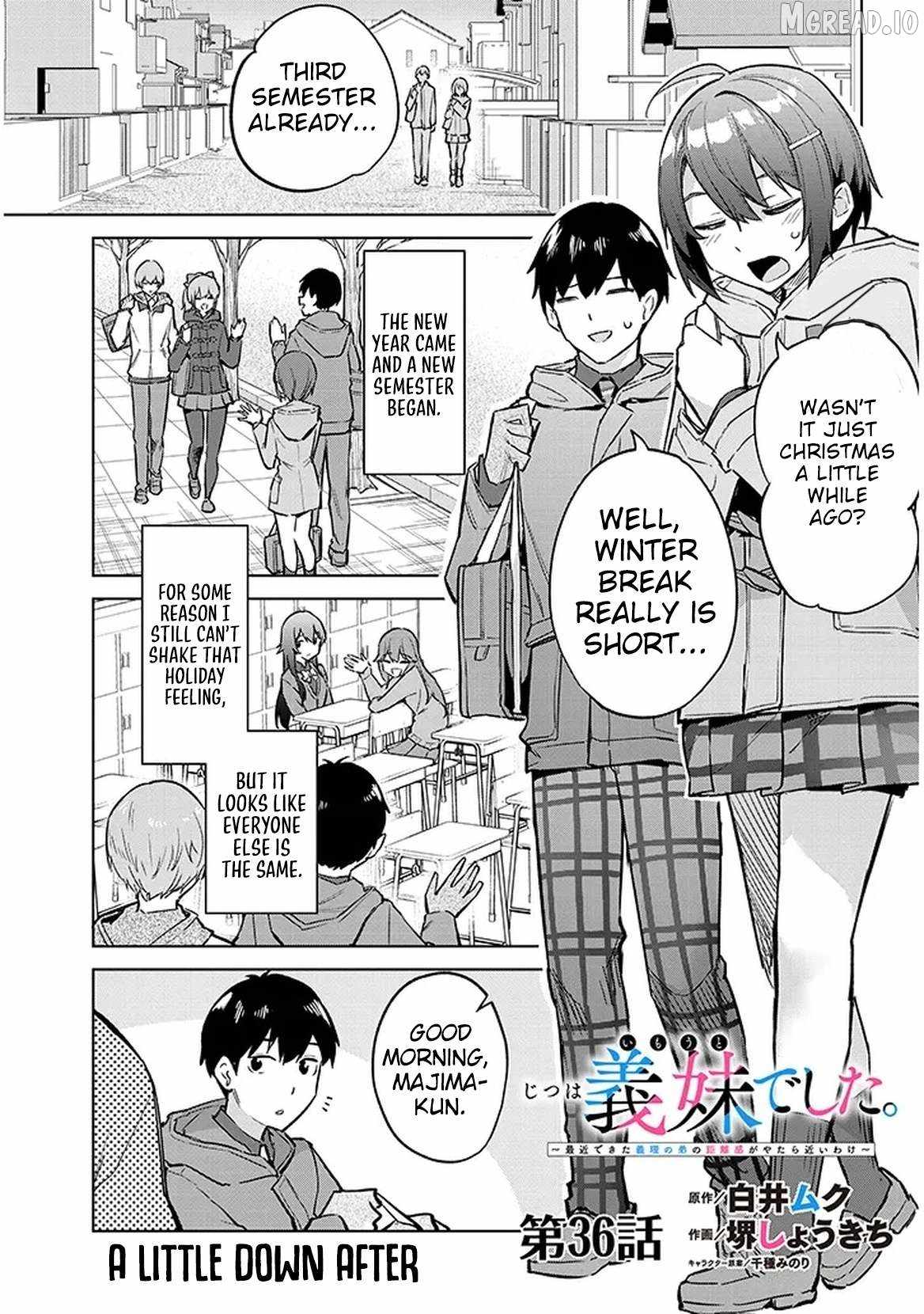 She Was Actually My Stepsister ~Recently, The Sense Of Distance Between Me And My New Stepbrother Is Incredibly Close~ Ch.36 p2