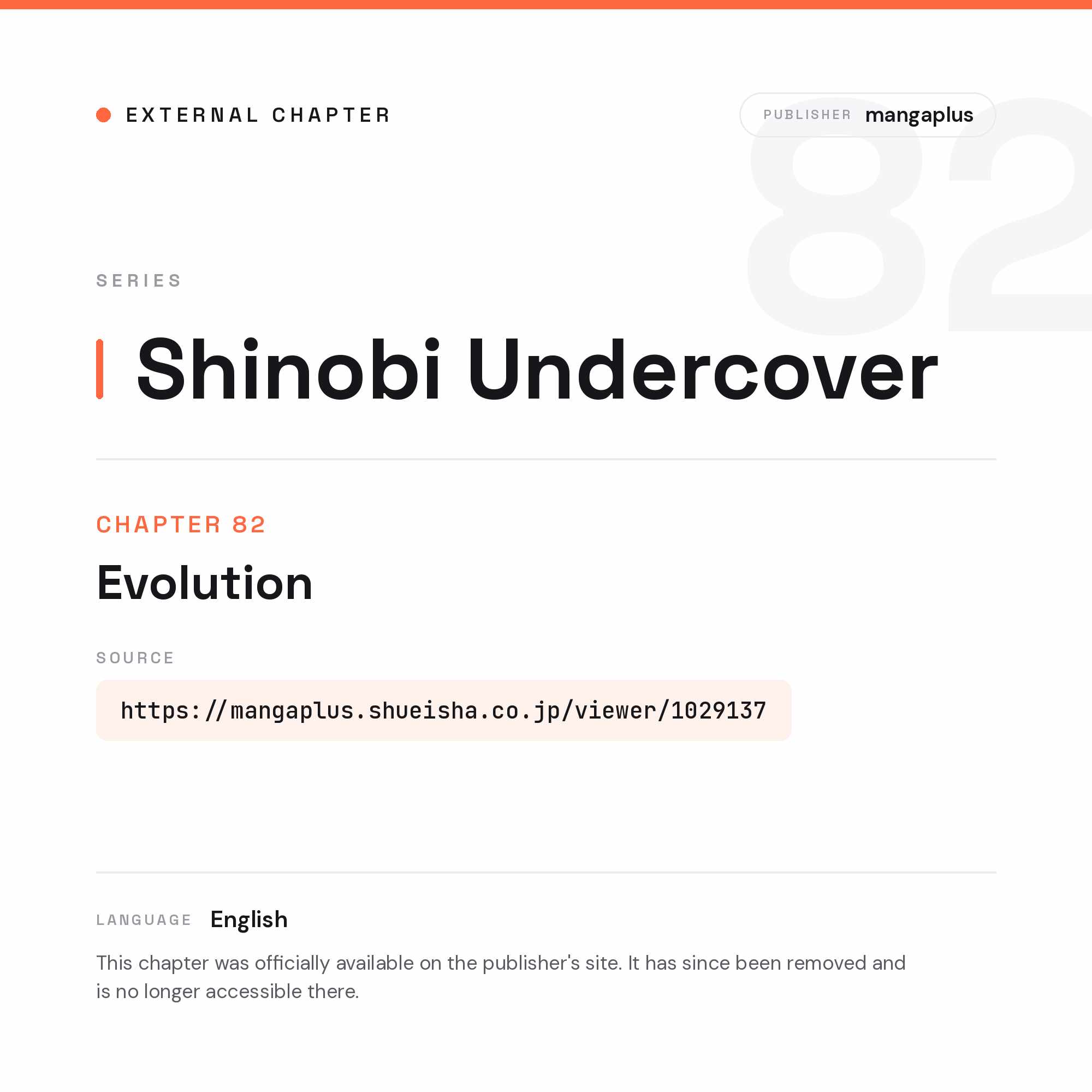 Shinobi Undercove Ch.82 p1