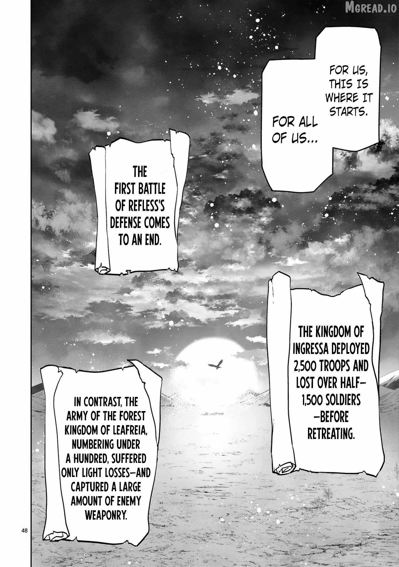 Shokei Sareta Saikyou no Gunnyou Majutsushi, Haisenkoku no Elf Hime to Kokka Saikensu ~ Sokoku yo Jama Suru no wa Kattedaga, Sono Majutsu Tsukutta no Ore na Node Kikanai ga? ~ Ch.17 p9