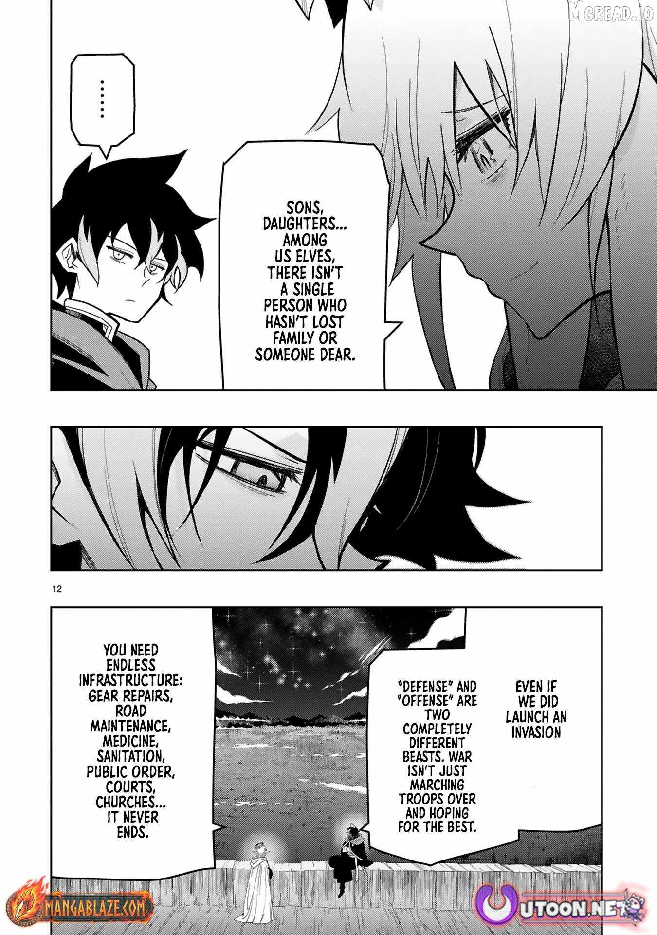 Shokei Sareta Saikyou no Gunnyou Majutsushi, Haisenkoku no Elf Hime to Kokka Saikensu ~ Sokoku yo Jama Suru no wa Kattedaga, Sono Majutsu Tsukutta no Ore na Node Kikanai ga? ~ Ch.18 p13