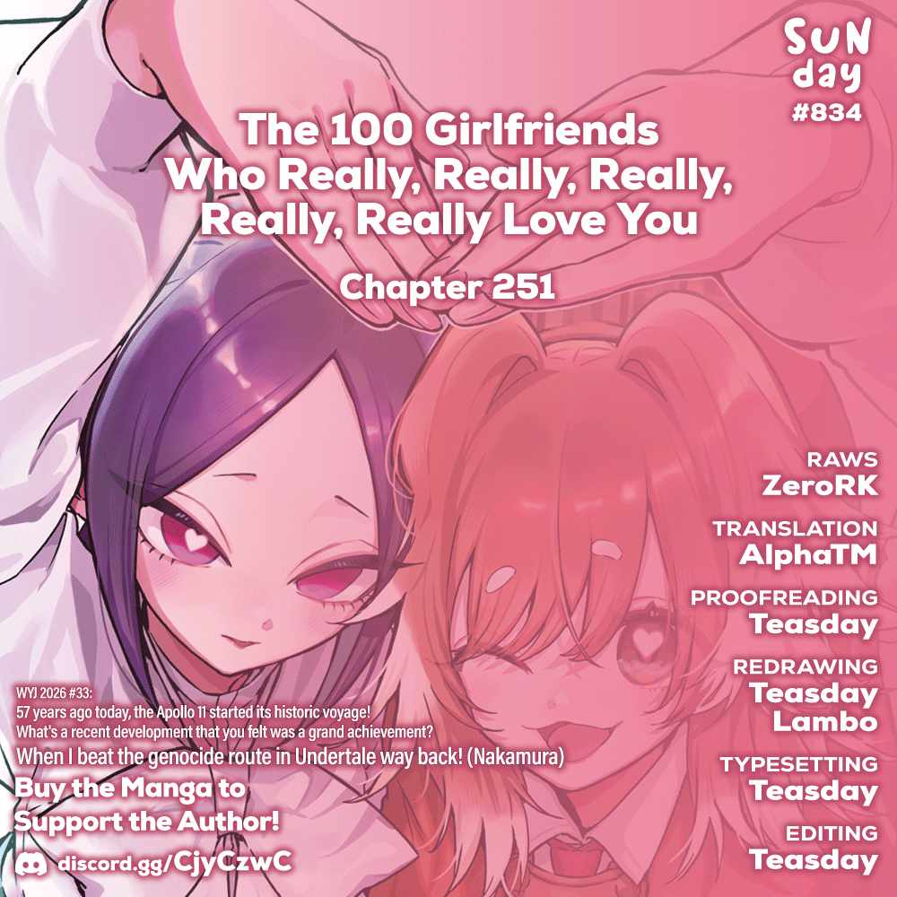 The 100 Girlfriends Who Really, Really, Really, Really, Really Love You Ch.251 p1