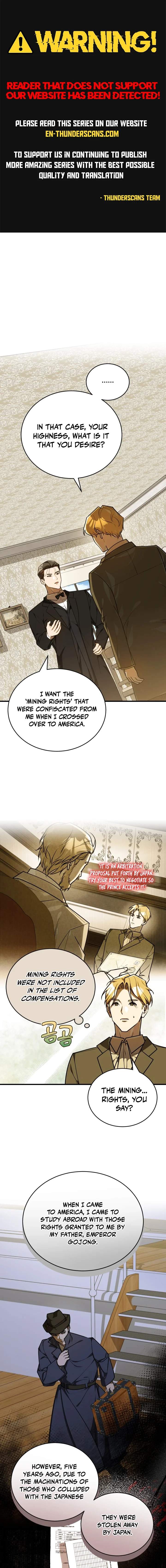 The Joseon prince went to America and didn’t return Ch.56 p1