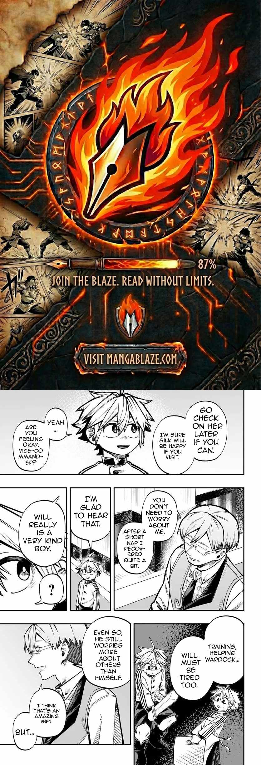 The Mercenary Group’s Beloved Child: The Orphan on the Brink of Death is Raised by the Mightiest Masters Ch.17-2 p1