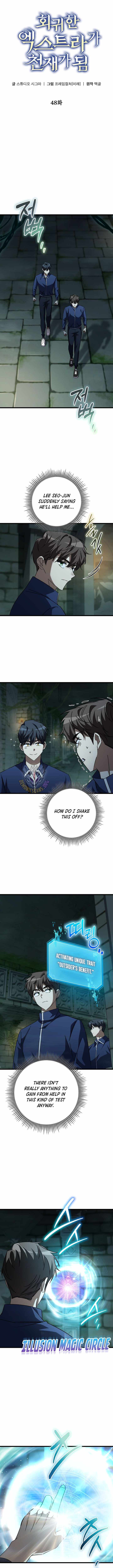 The Regressed Extra Becomes a Genius Ch.48 p3
