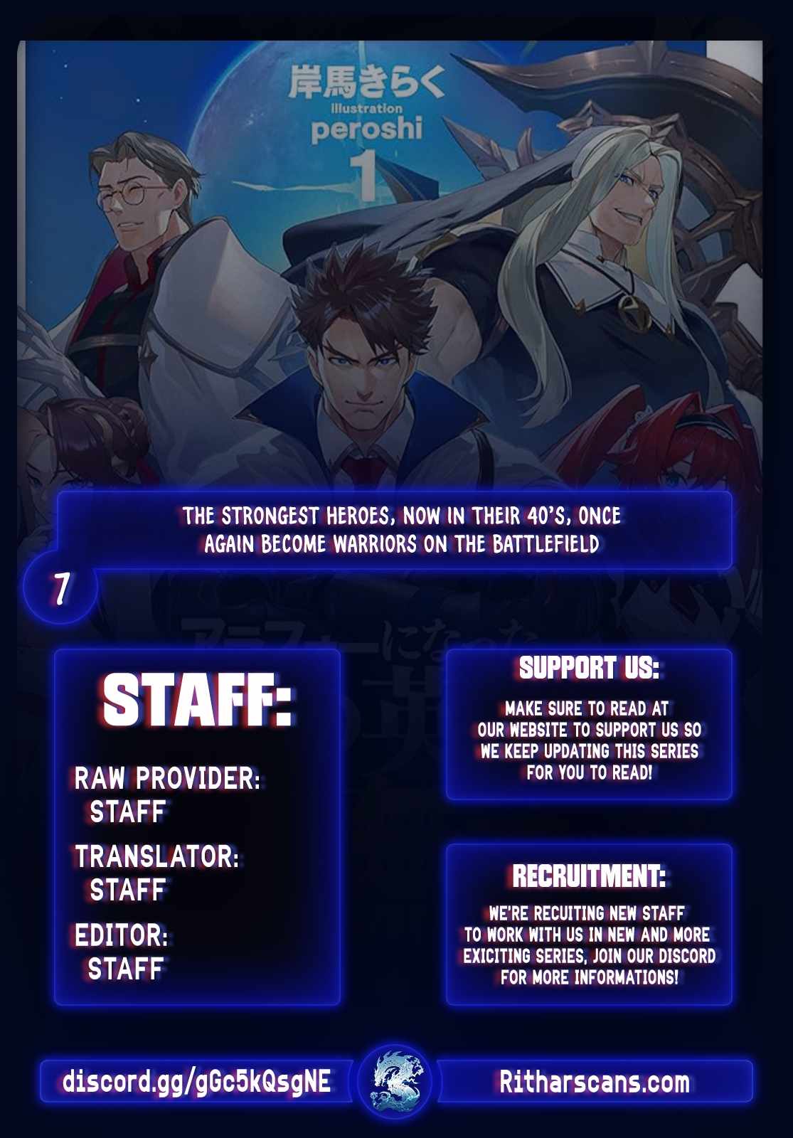 The Strongest Heroes, Now in Their 40’s, Once Again Become Warriors on the Battlefield Ch.7 p1