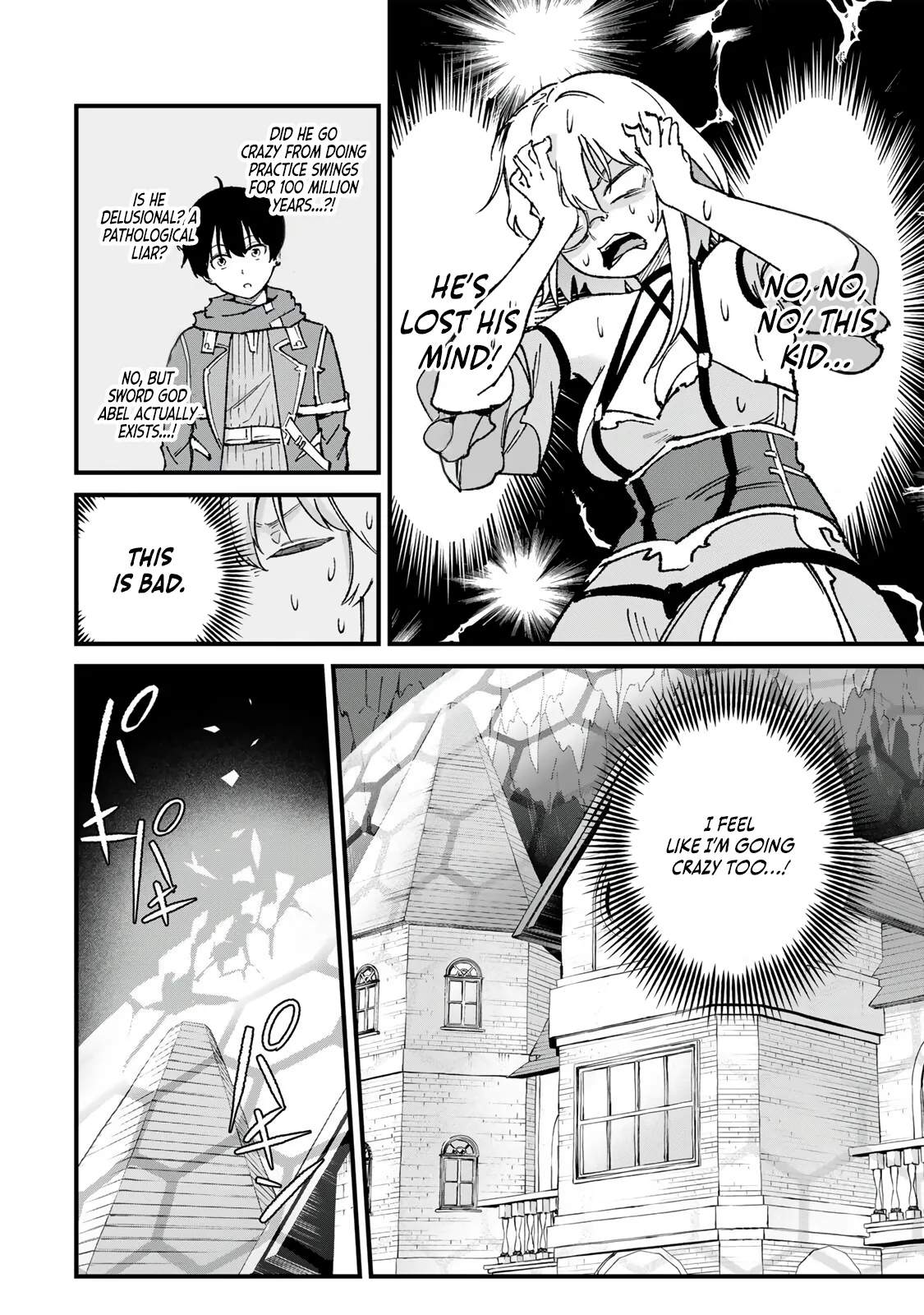 The Unaware Sword Saint Who Trained for 100 Million Years: Overwhelming Another World with the All-Purpose Divine Artifact Mocked as a Mere Stick and the “Sword Demon” Persona Born from Extreme Training Ch.2 p11