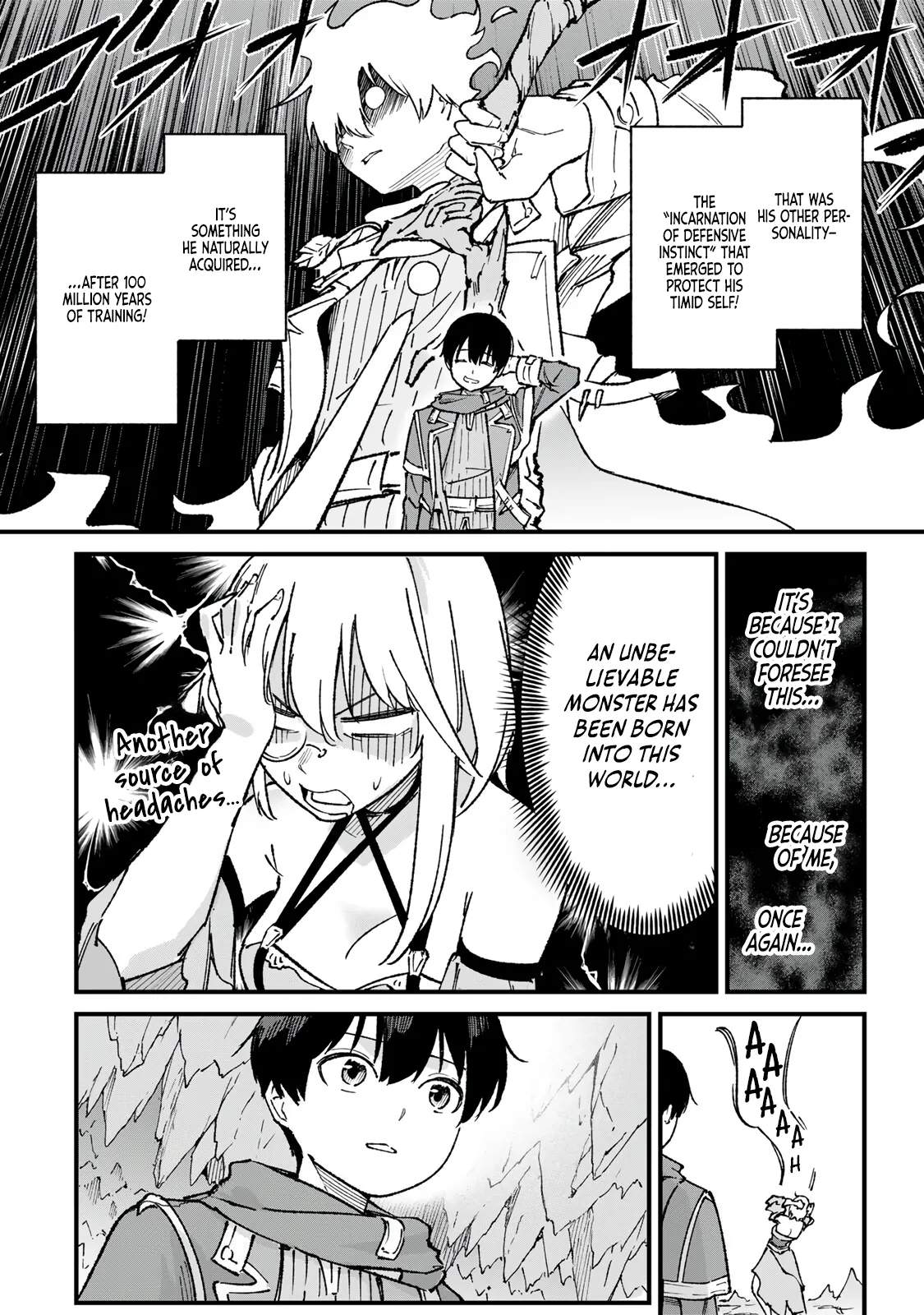 The Unaware Sword Saint Who Trained for 100 Million Years: Overwhelming Another World with the All-Purpose Divine Artifact Mocked as a Mere Stick and the “Sword Demon” Persona Born from Extreme Training Ch.2 p34