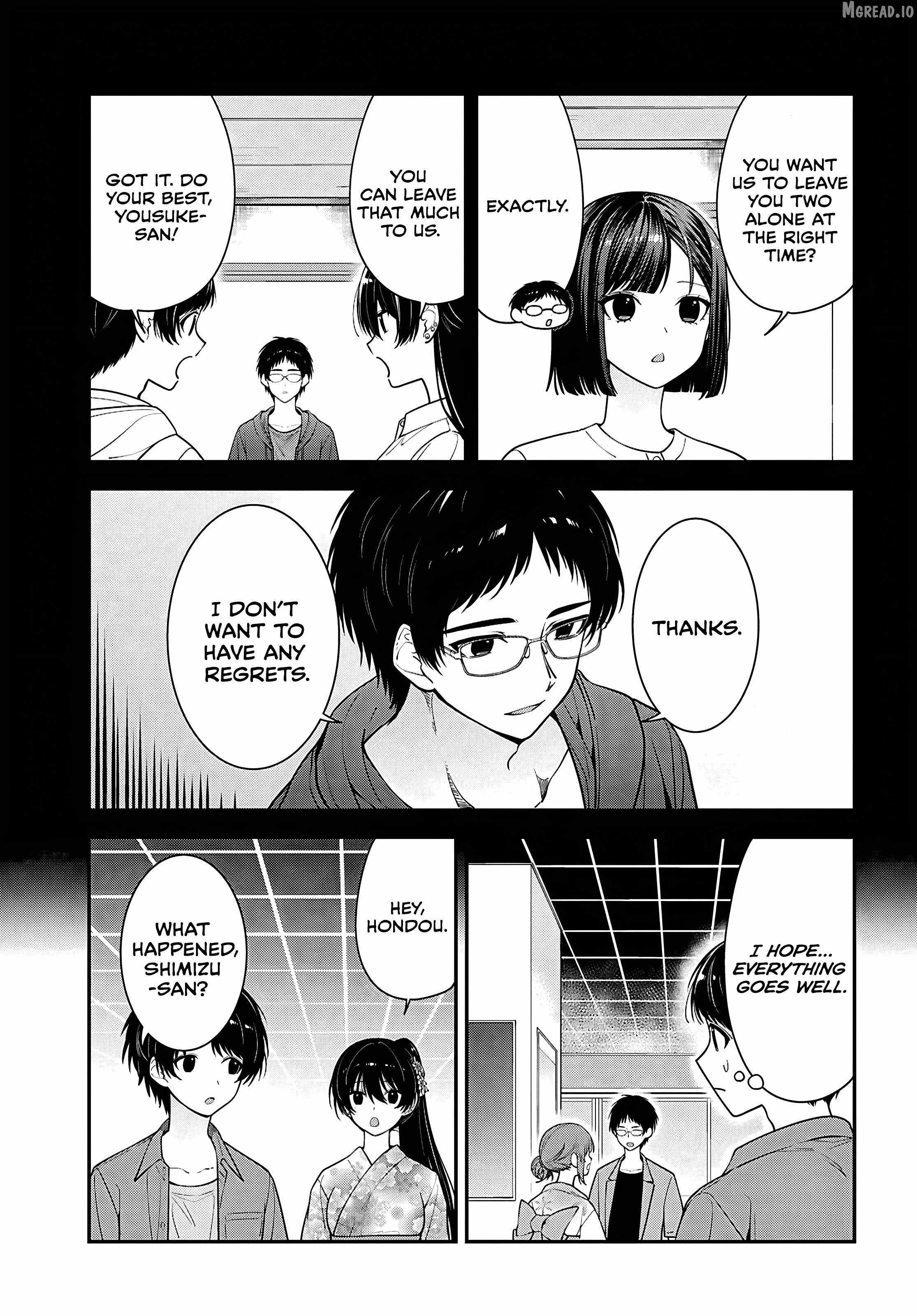 The Yankee Shimizu-san Sitting Next to Me Has Dyed Her Hair Black Ch.16 p11