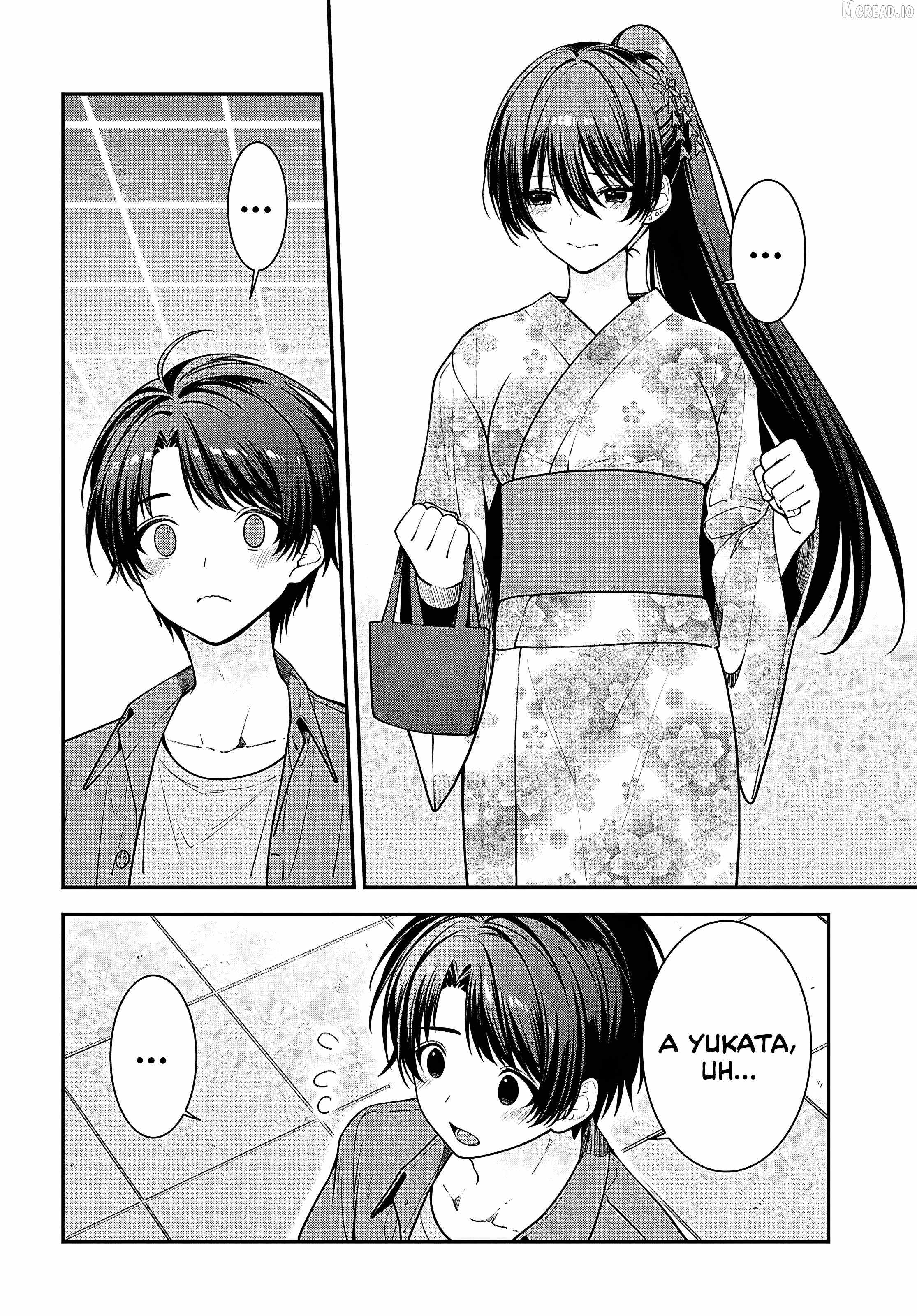 The Yankee Shimizu-san Sitting Next to Me Has Dyed Her Hair Black Ch.16 p12