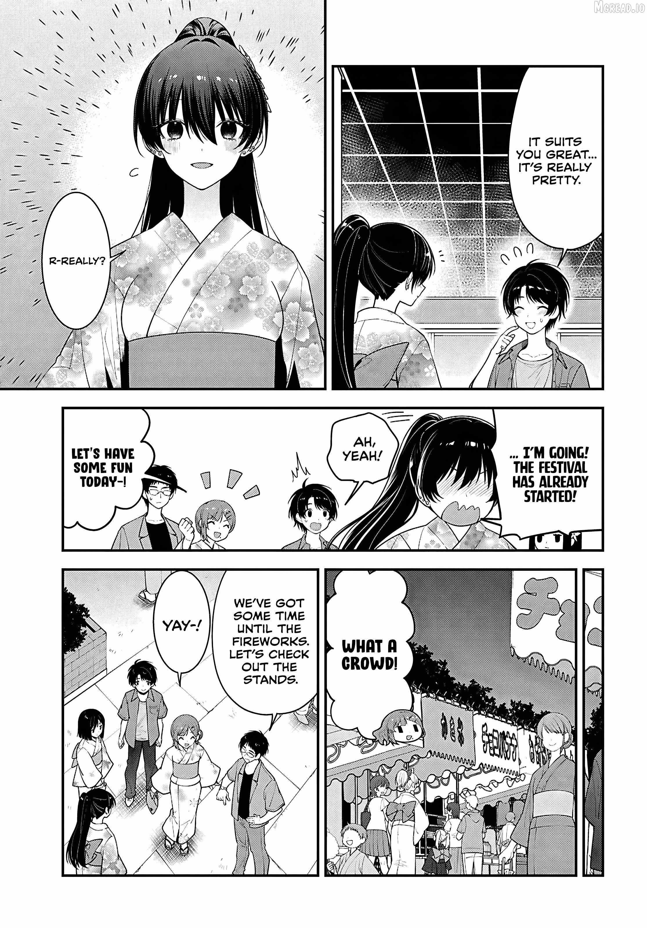 The Yankee Shimizu-san Sitting Next to Me Has Dyed Her Hair Black Ch.16 p13