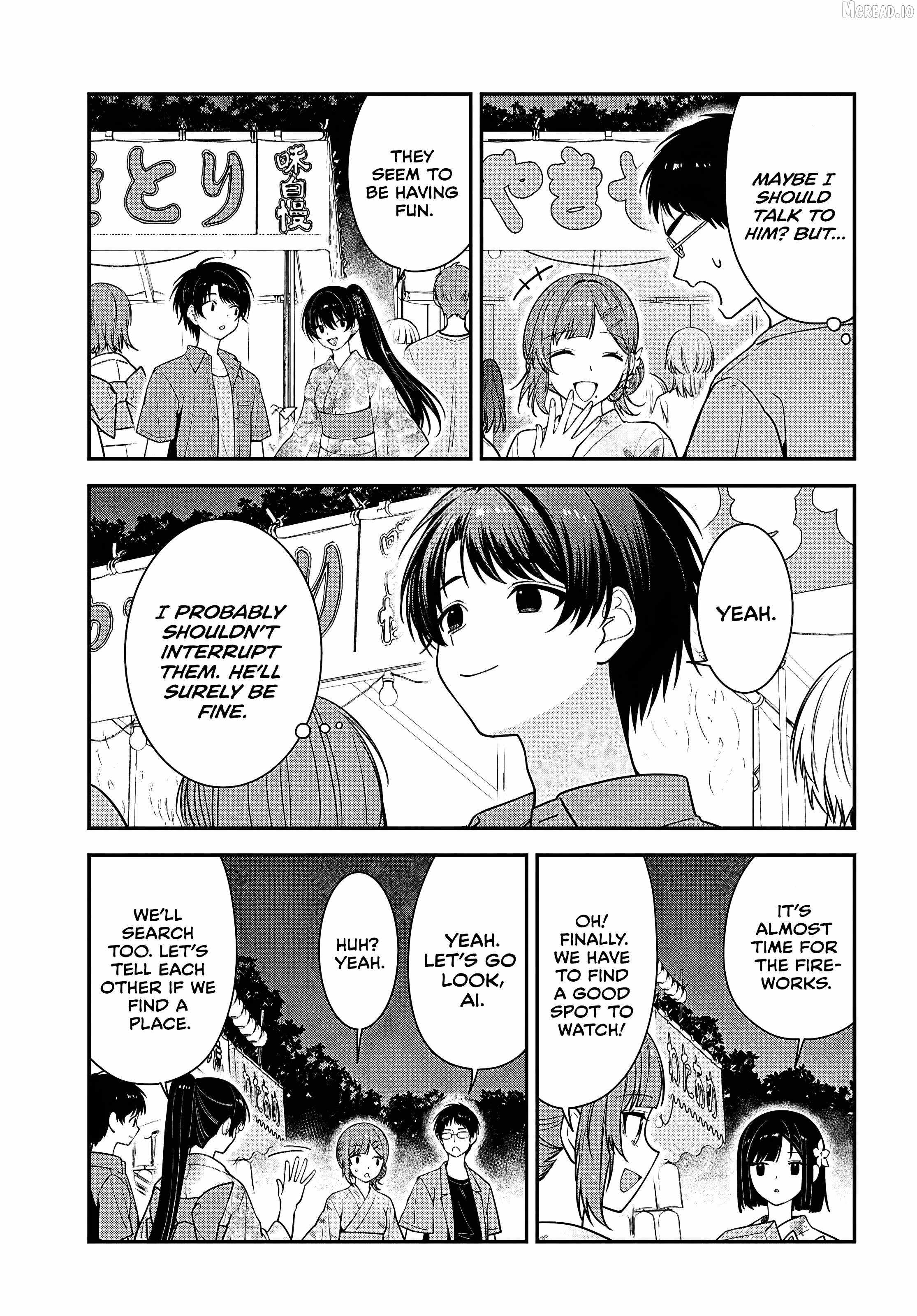 The Yankee Shimizu-san Sitting Next to Me Has Dyed Her Hair Black Ch.16 p17