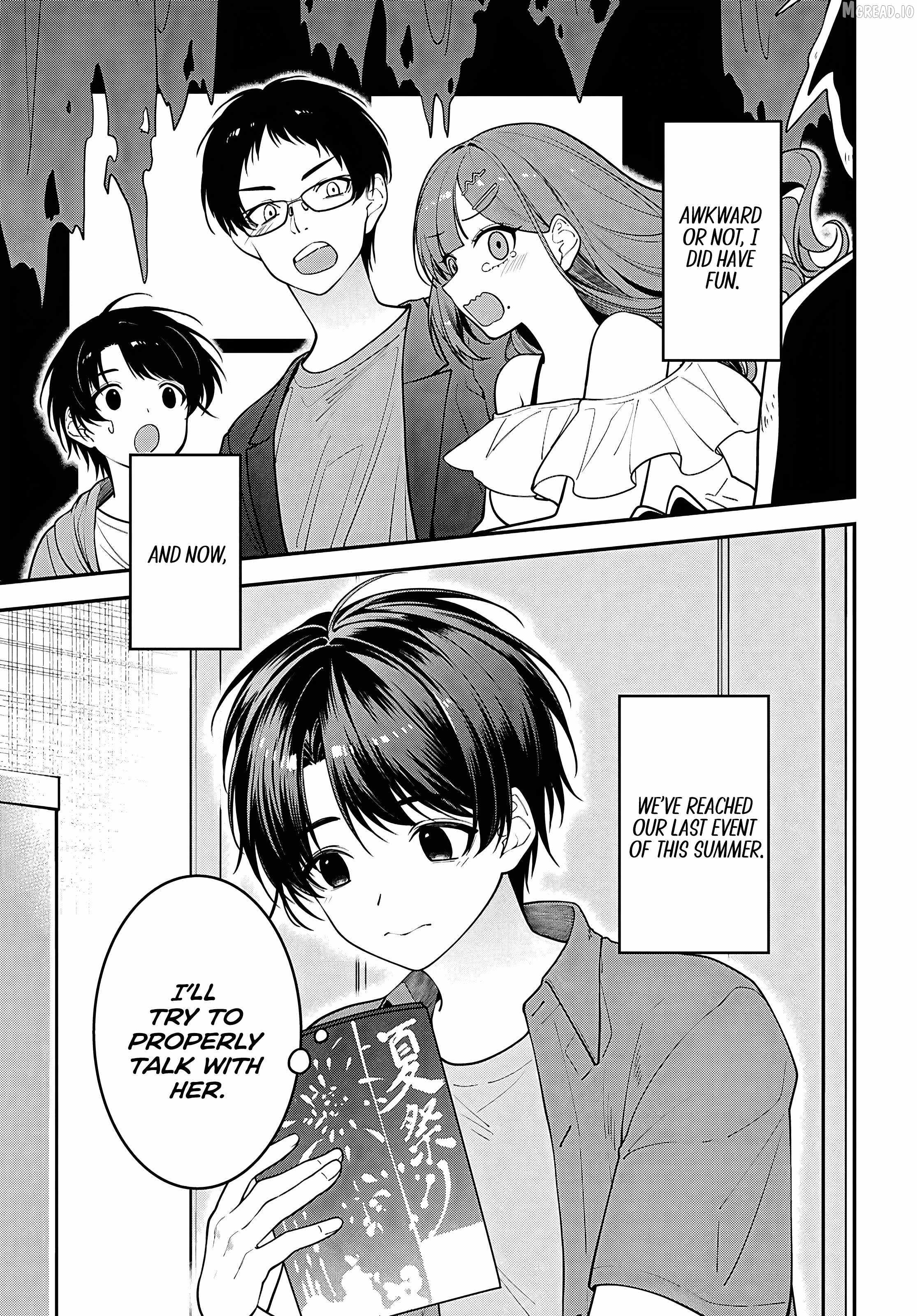 The Yankee Shimizu-san Sitting Next to Me Has Dyed Her Hair Black Ch.16 p3