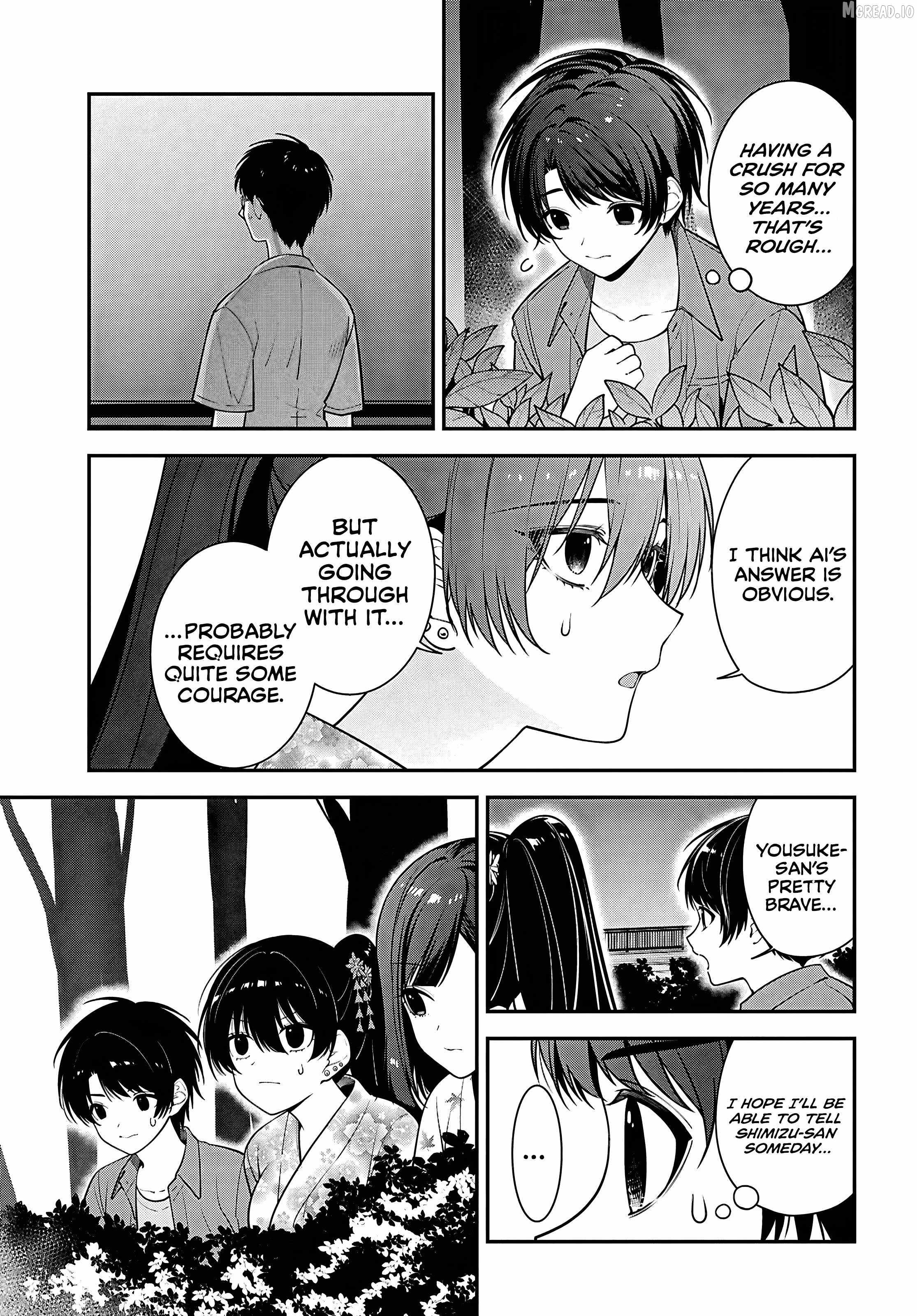 The Yankee Shimizu-san Sitting Next to Me Has Dyed Her Hair Black Ch.16 p21