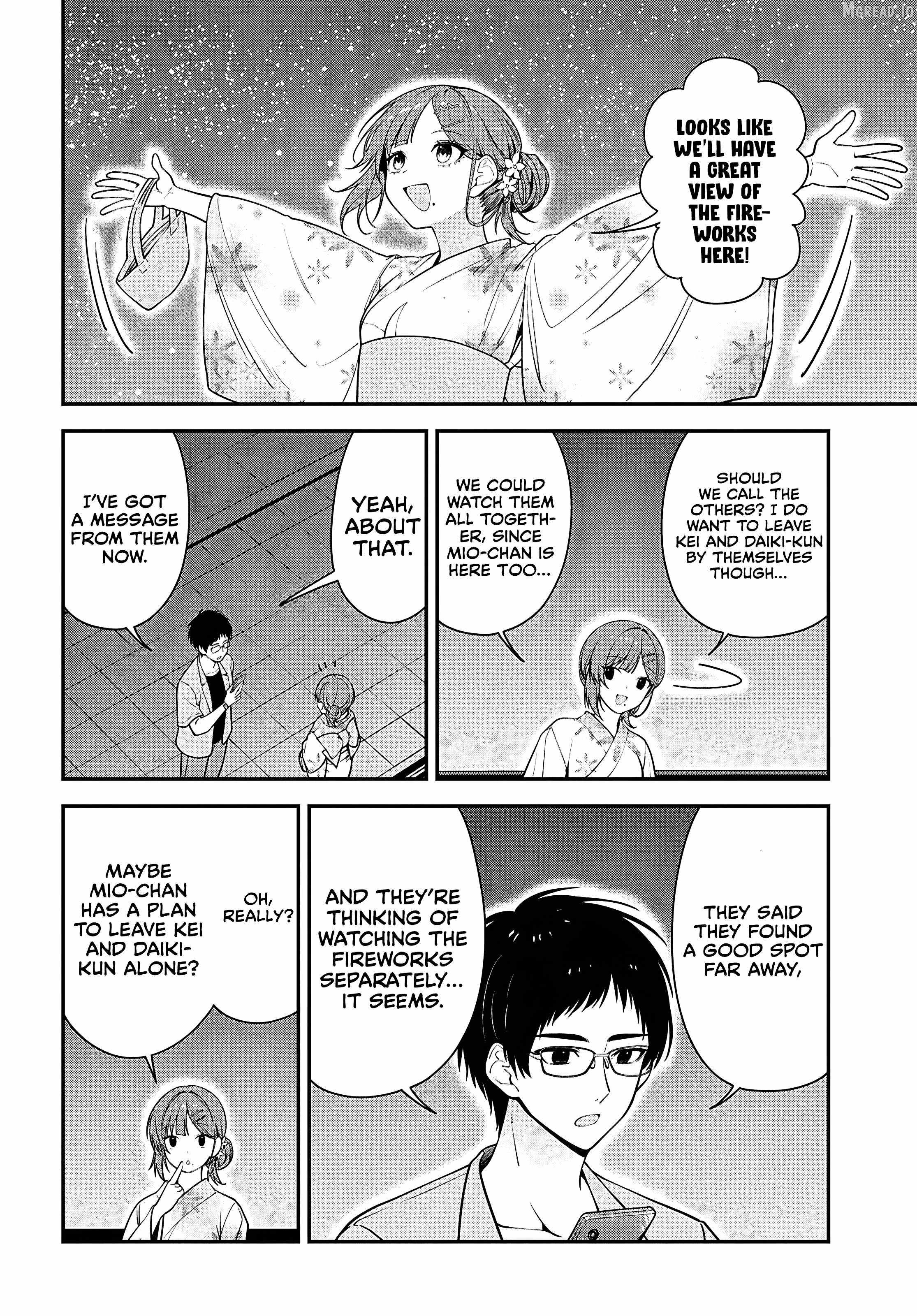 The Yankee Shimizu-san Sitting Next to Me Has Dyed Her Hair Black Ch.16 p22