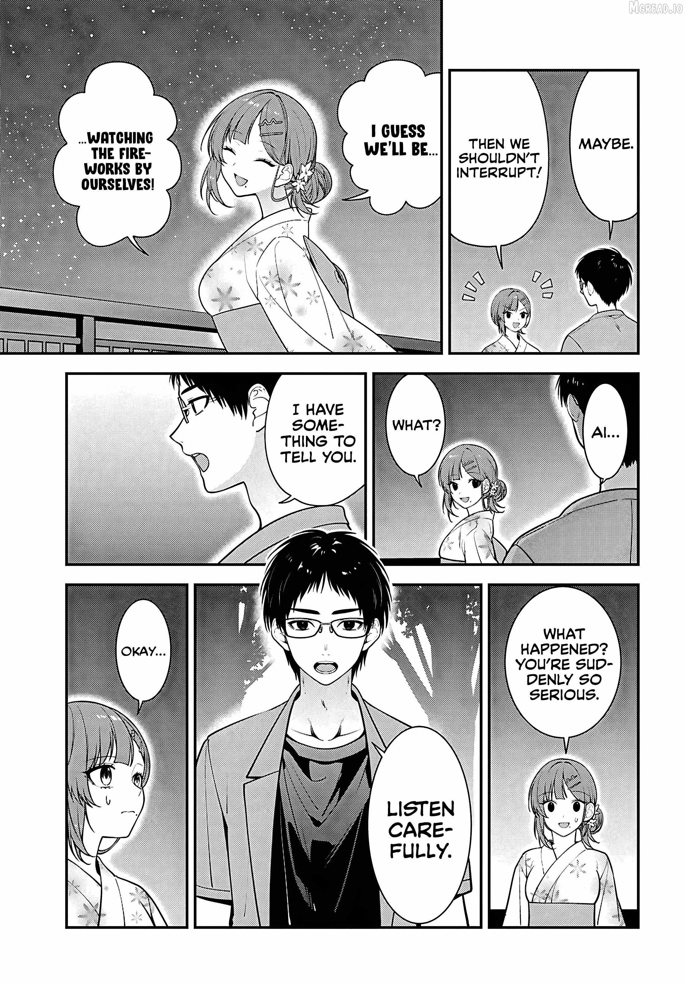 The Yankee Shimizu-san Sitting Next to Me Has Dyed Her Hair Black Ch.16 p23