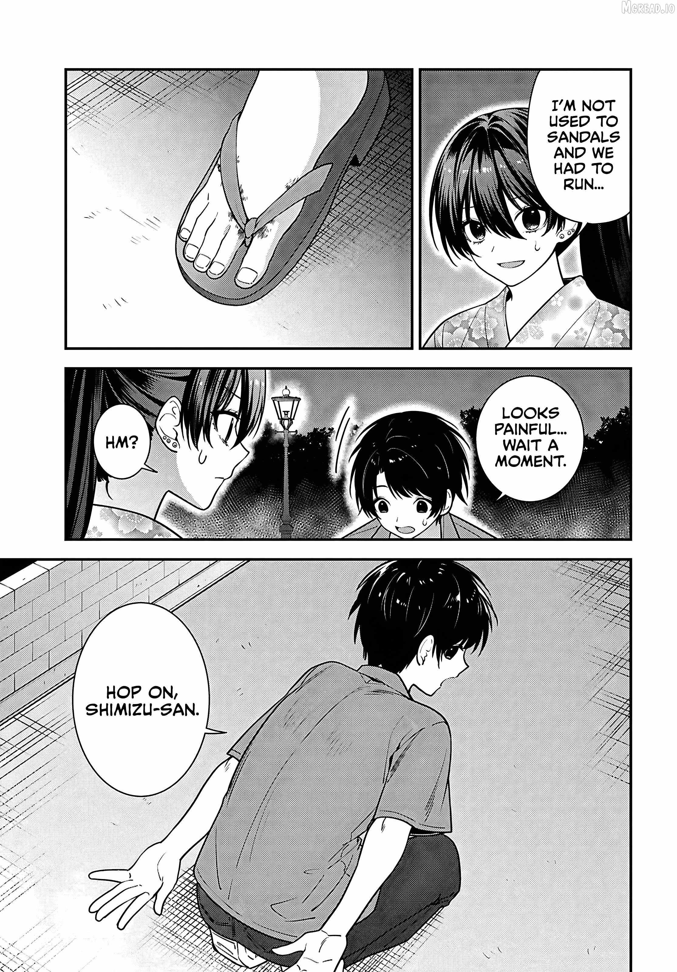 The Yankee Shimizu-san Sitting Next to Me Has Dyed Her Hair Black Ch.16 p31