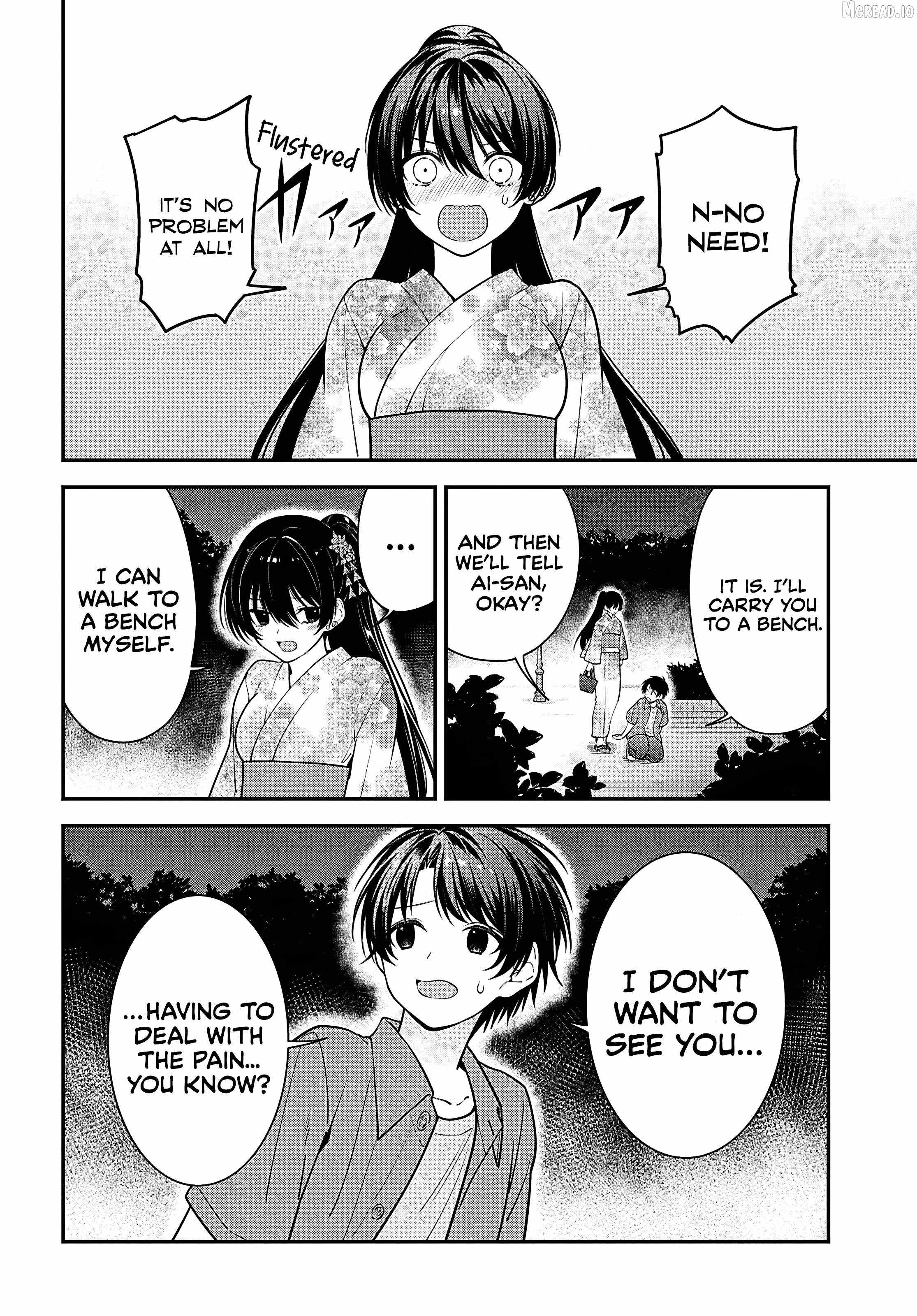 The Yankee Shimizu-san Sitting Next to Me Has Dyed Her Hair Black Ch.16 p32