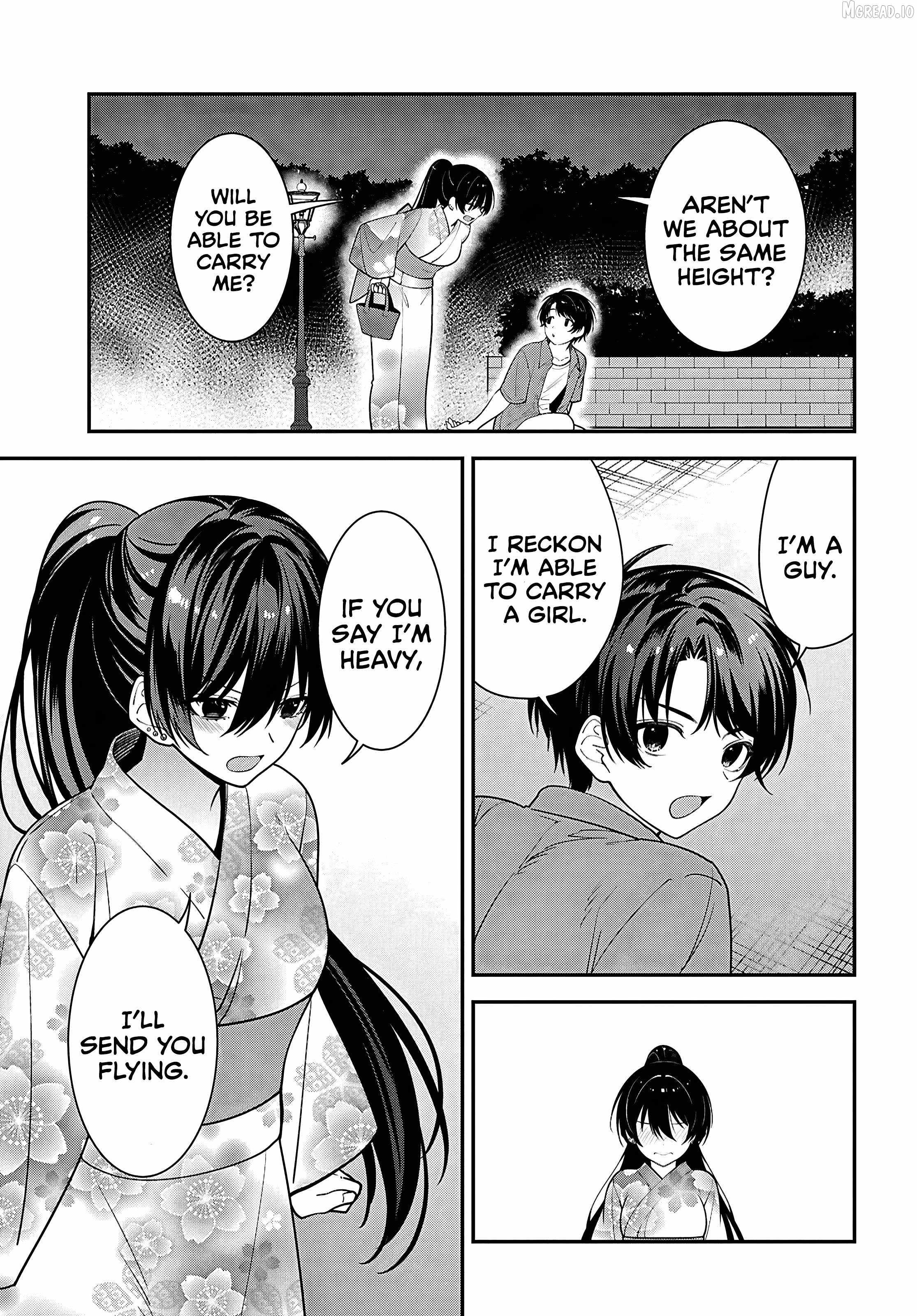 The Yankee Shimizu-san Sitting Next to Me Has Dyed Her Hair Black Ch.16 p33